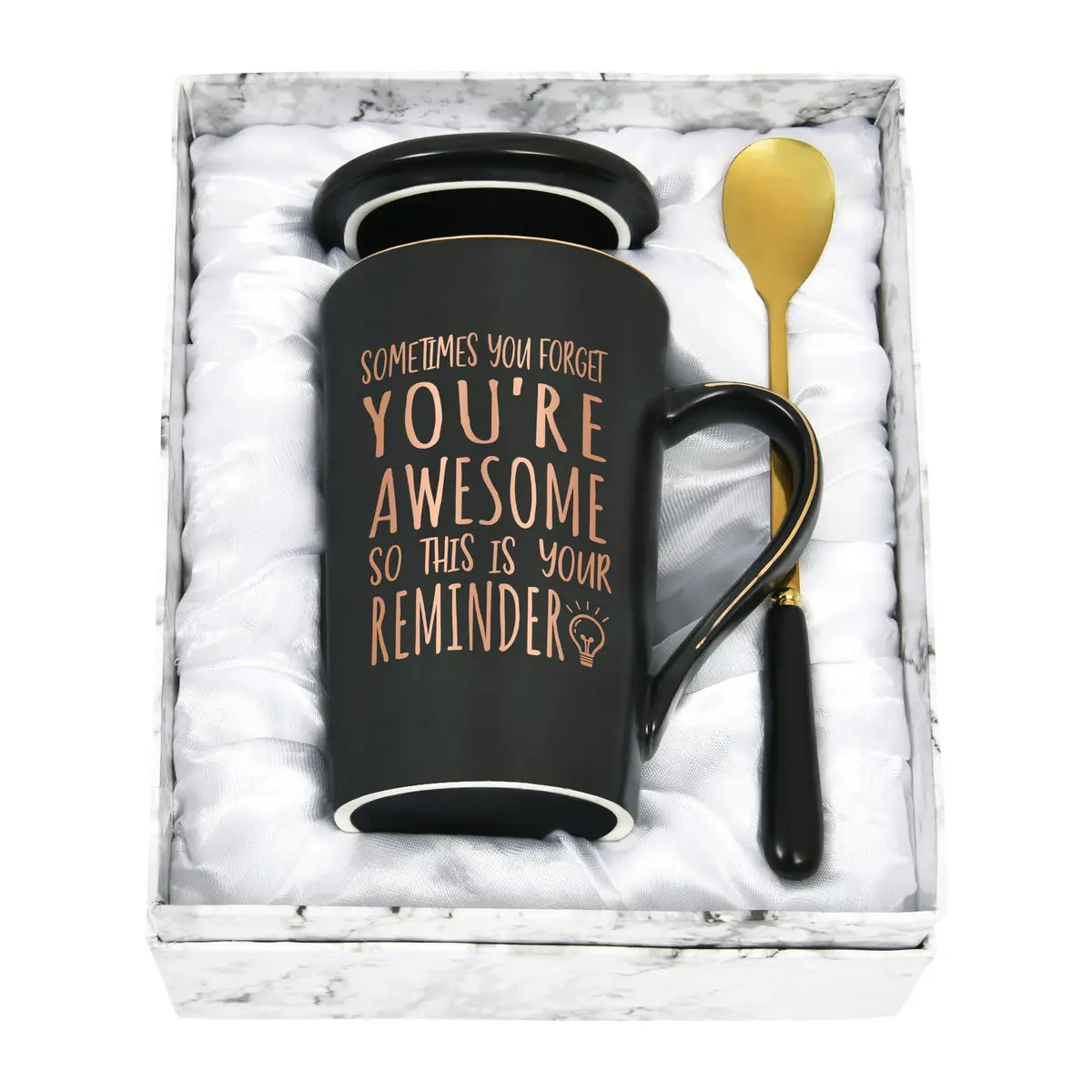 Maustic You Are Awesome Mug 414ml (14 Fl Oz) | Inspirational Gift for Men & Women - main product image