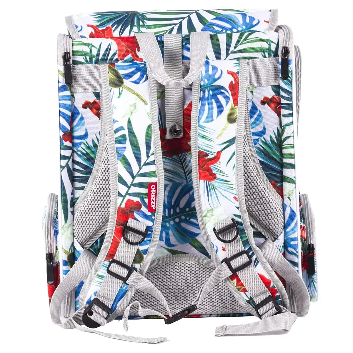 ORIZZP Bird Travel Carrier Backpack with Wooden Perch & Shade Cover | Multi-Colored, Small to Medium Bag for Parrots & Conures - view 5