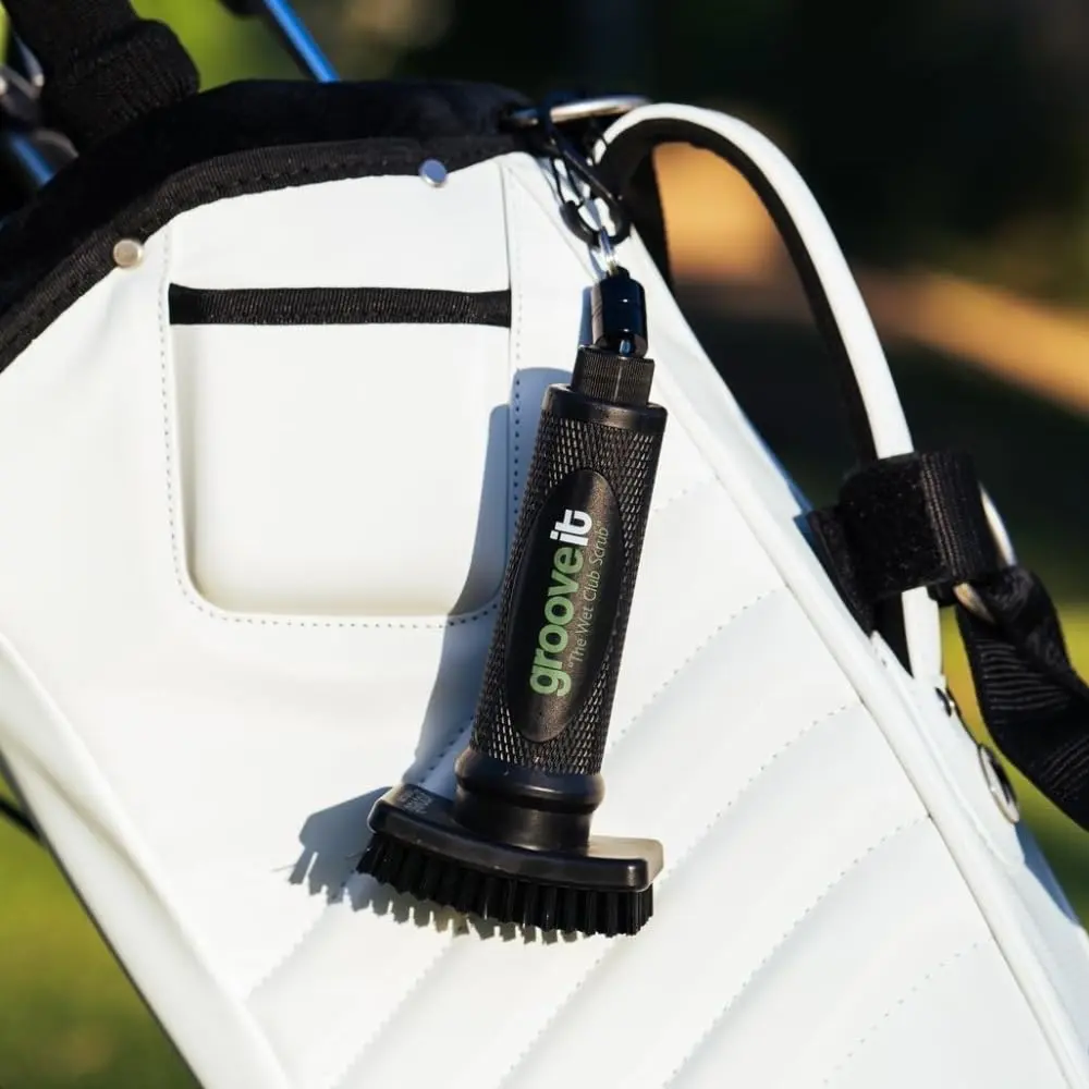 Grooveit Wet Club Scrub Golf Water Brush | 3-Year Warranty, Anti-Leak, Magnetic Nylon Bristle (1 Count) - view 6