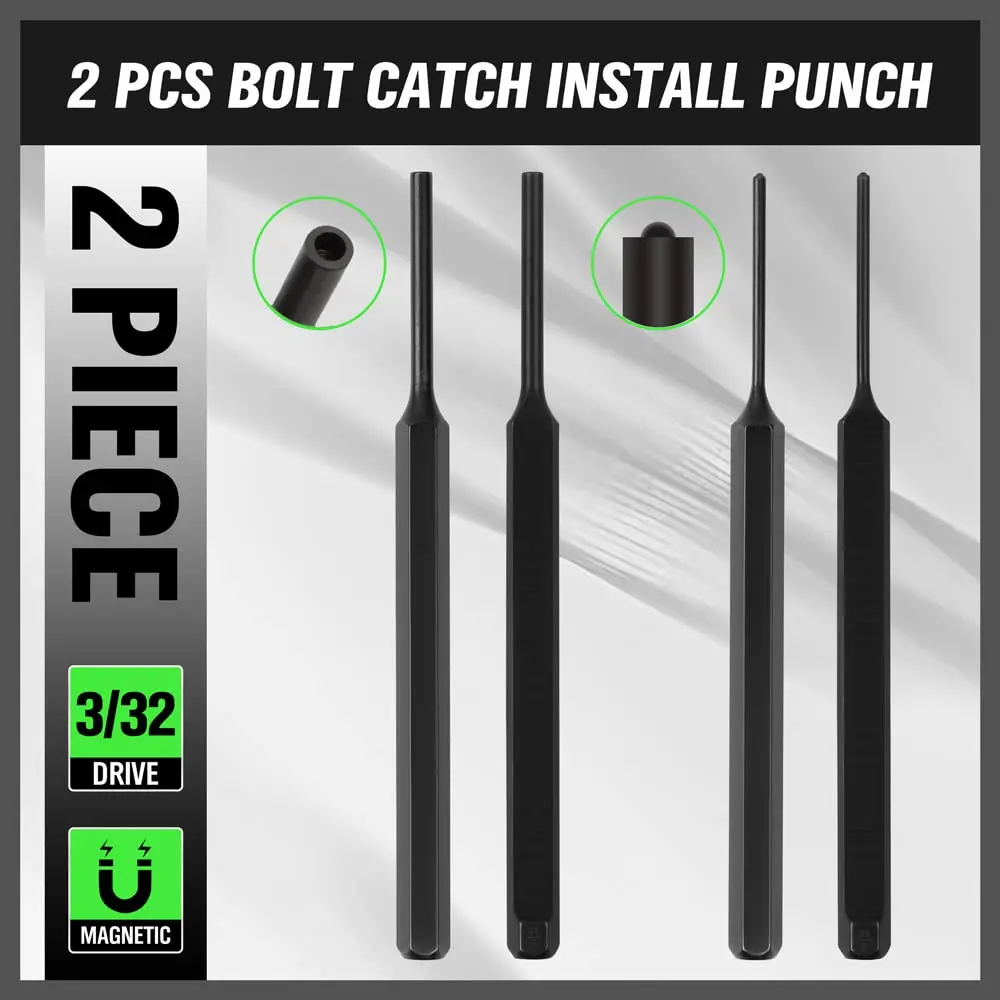SWANLAKE GARDEN TOOLS 7-Piece Roll Pin Starter Punch and Install Punch Set 1.8mm (1/16") | Precision Assembly Tool - view 2