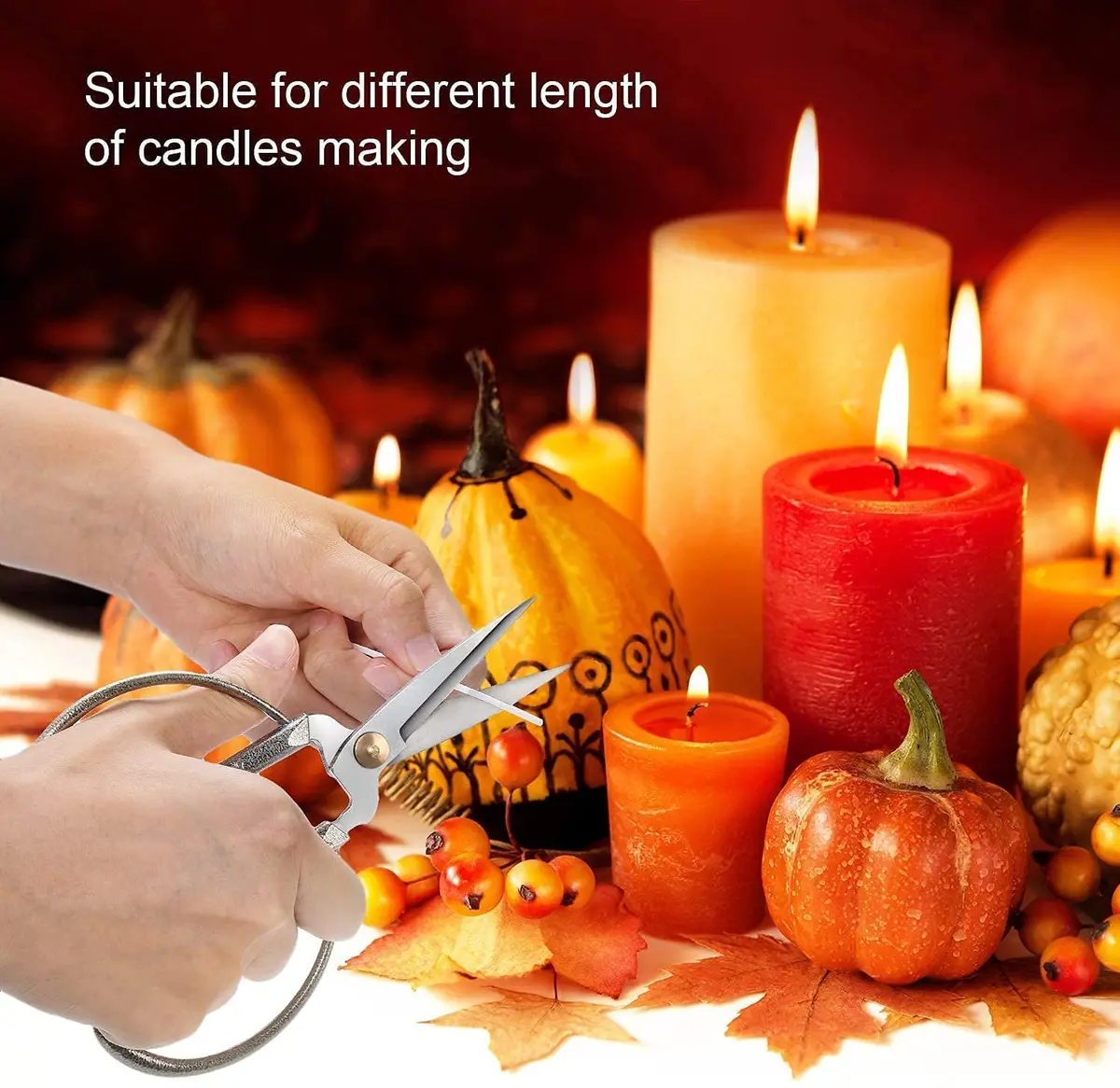 PXBBZDQ 4" Cotton Candle Wick 100 Piece Pre-Waxed for Candle Making, Thin, Lead & Zinc Free - view 5