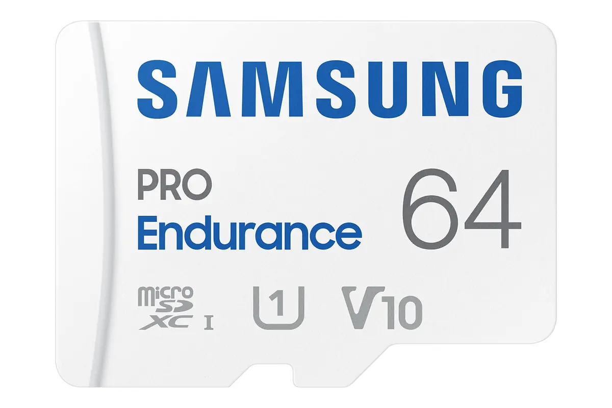 Samsung PRO Endurance 64GB microSDXC Memory Card with Adapter | Built for 35,040 Hours Recording - main product image