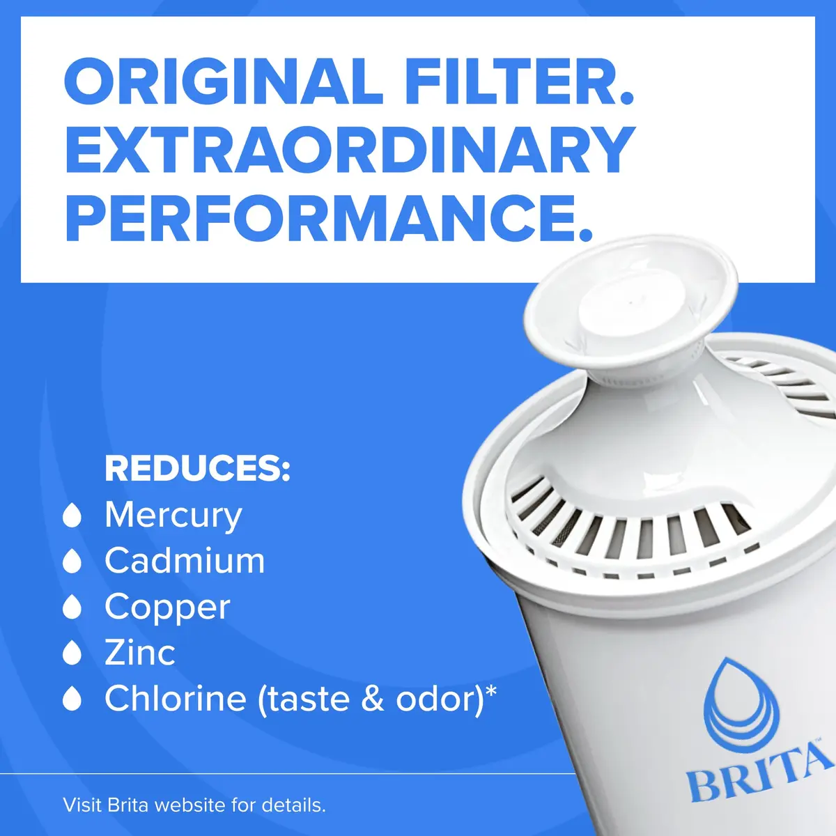 Brita UltraMax 27 Cup Water Dispenser with 1 Standard Filter, Black | Fridge-Friendly & Space-Saving - view 3
