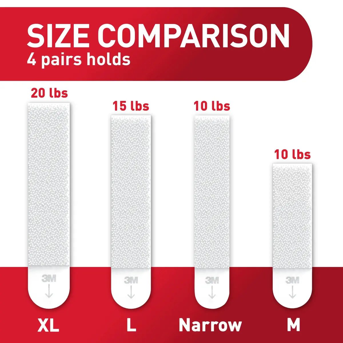 Command 20 lb XL Heavyweight Picture Hanging Strips (10 Pairs, 20 Strips) | Damage-Free Hangers for Frames - view 5