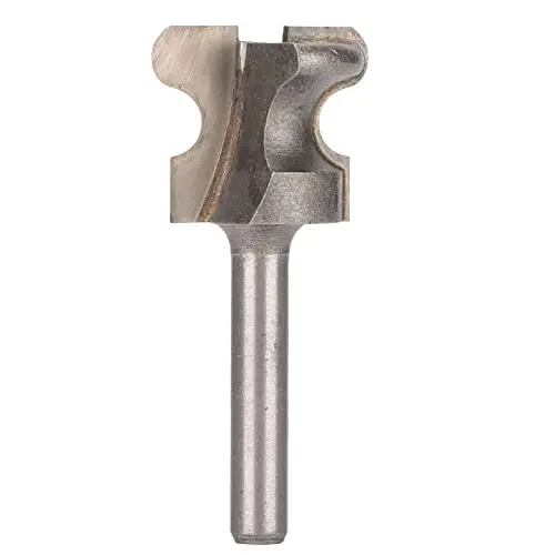 Walfront Finger Pull Bit 1/4in Round Shank Carbide Center Point Drill Bit for Drawer Pull Router Slotting in Cork Wood Hardwood Veneer Keyholes | Accurate Positioning - view 2