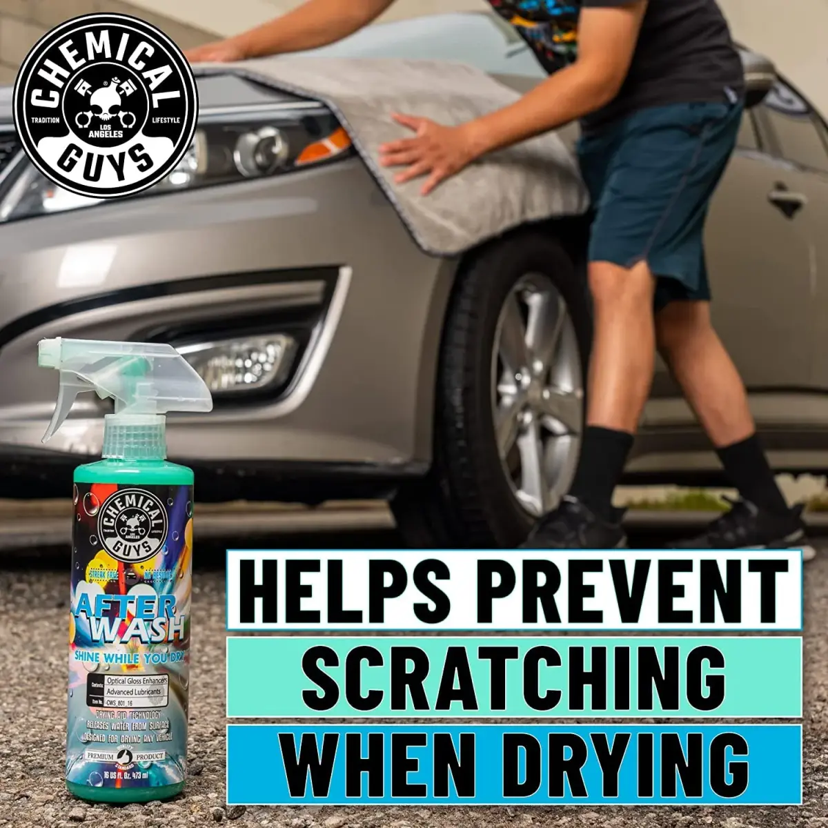 Chemical Guys Hybrid V7 Car Wash Soap & After Wash Bundle 473ml (16 fl oz) | High Gloss Foaming Formula - view 6