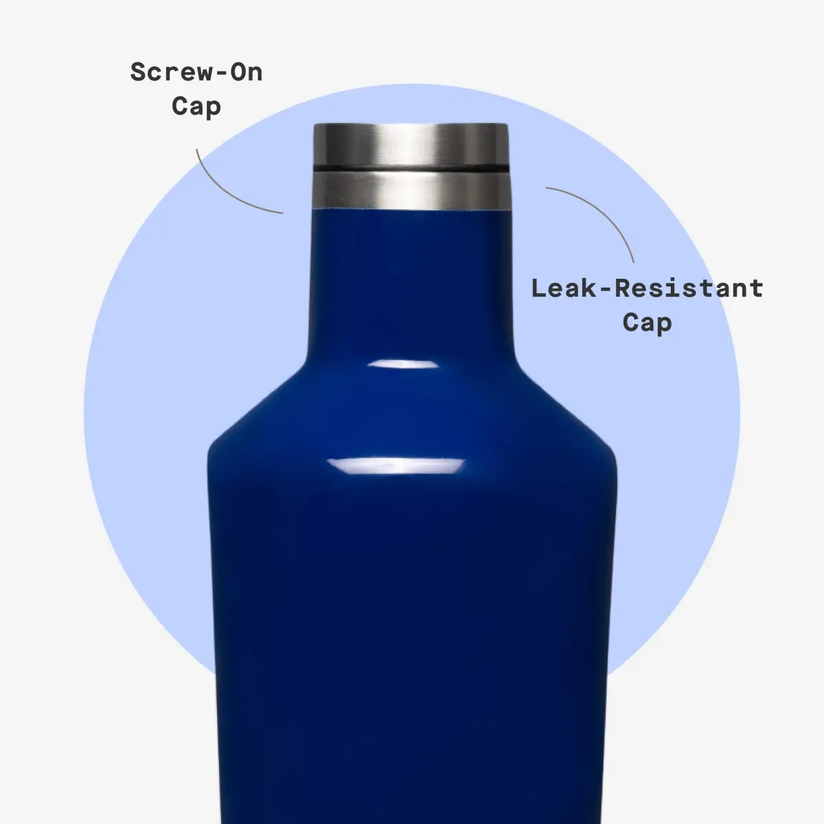 Corkcicle Insulated Canteen, 16 oz (475 ml) | Keeps Cold 25H, Hot 12H - view 5