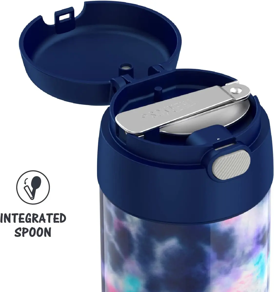 THERMOS FUNTAINER Food Jar with Spoon, 16oz | Keeps Food Hot or Cold for Kids - view 3