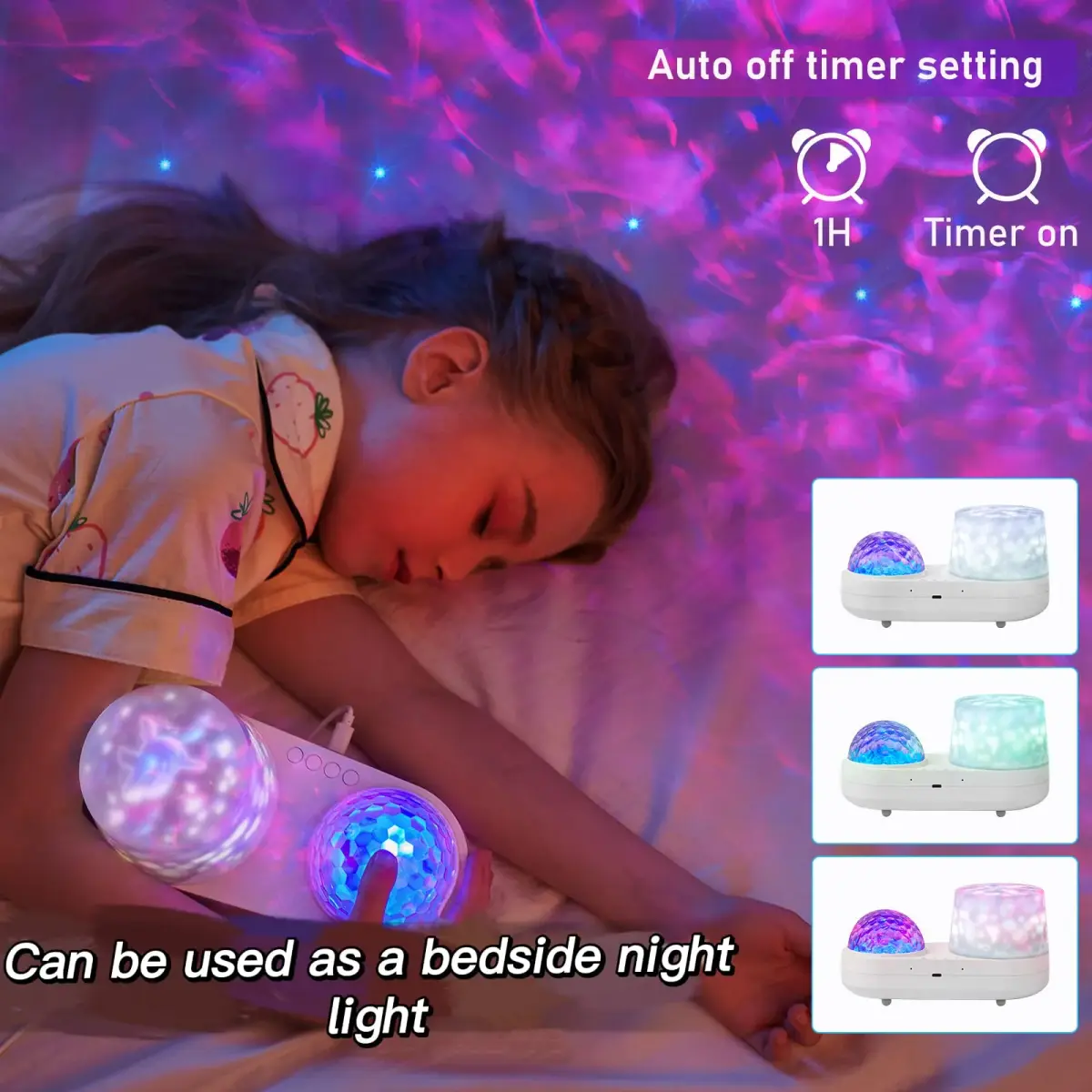 STARS LAMP Ocean Night Light Projector 20.3cm (8 inch) | Creates Relaxing Sea-Like Environment - view 5