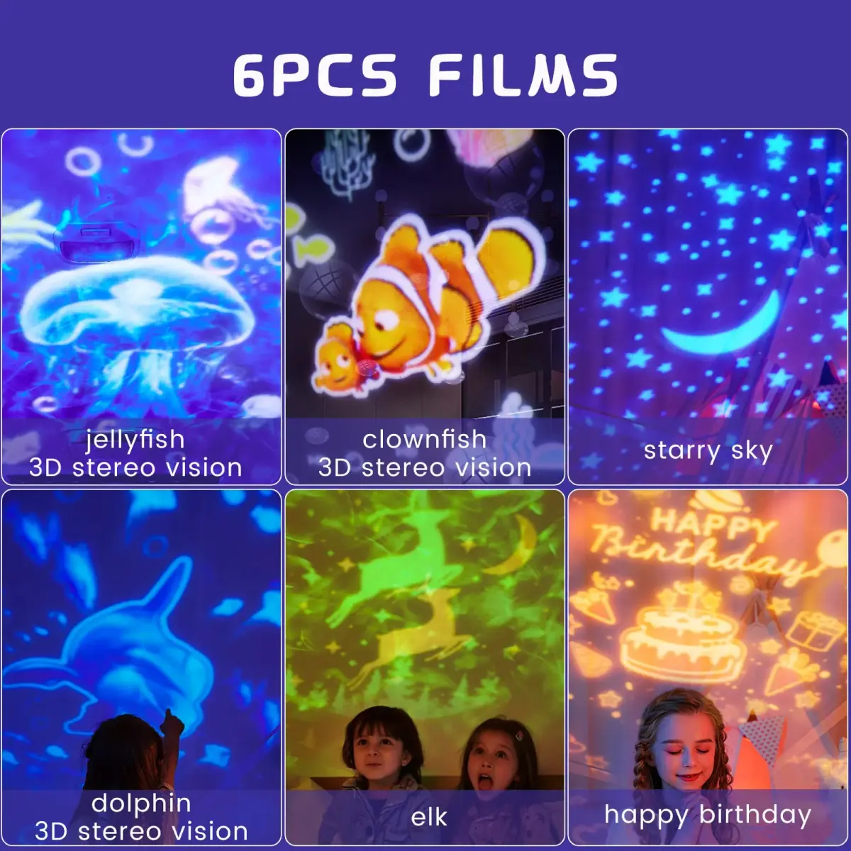 STARS LAMP Ocean Night Light Projector 20.3cm (8 inch) | Creates Relaxing Sea-Like Environment - view 2
