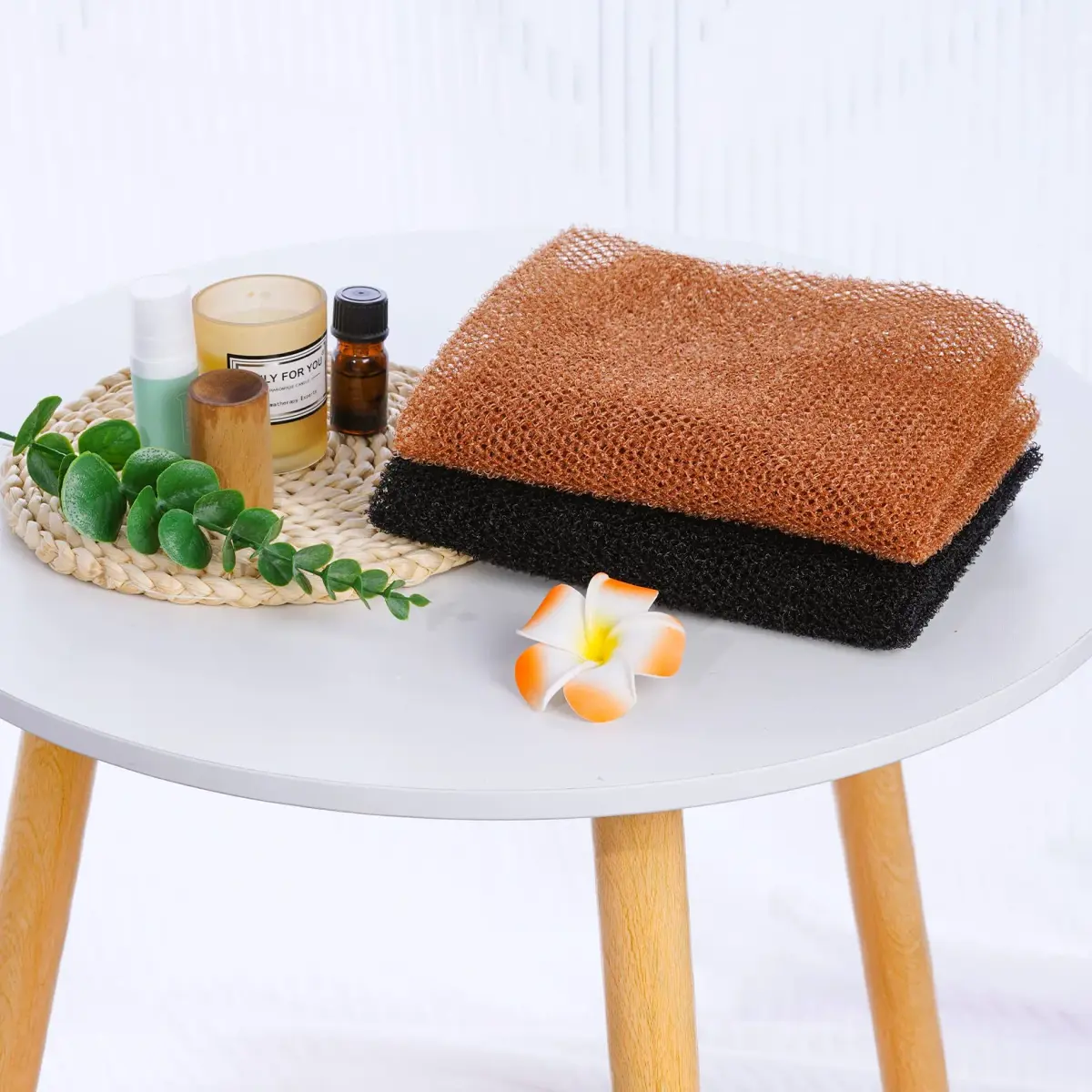 Fengek African Exfoliating Net Body Scrubber 80cm (31.5 Inch) | 2 Pack Multicolor - view 4