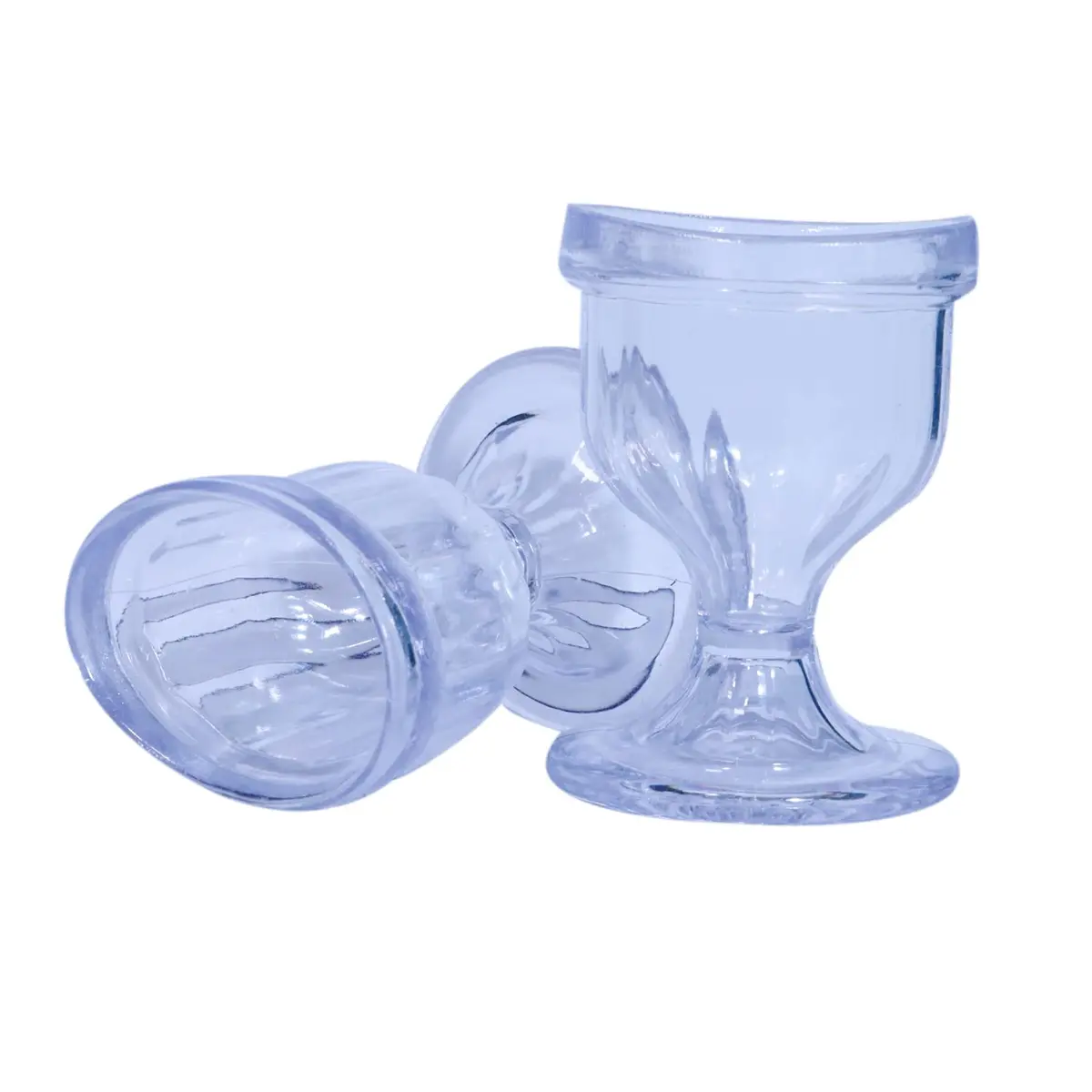 AYUSHYA HEALTH Transparent Eye Wash Cup Set of 2 | Safe, Reusable & Toxin-Free for Eye Cleansing - main product image