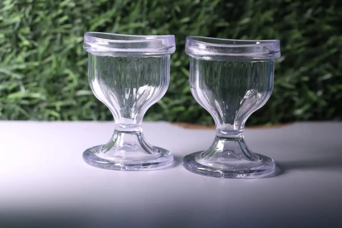 AYUSHYA HEALTH Transparent Eye Wash Cup Set of 2 | Safe, Reusable & Toxin-Free for Eye Cleansing - view 8