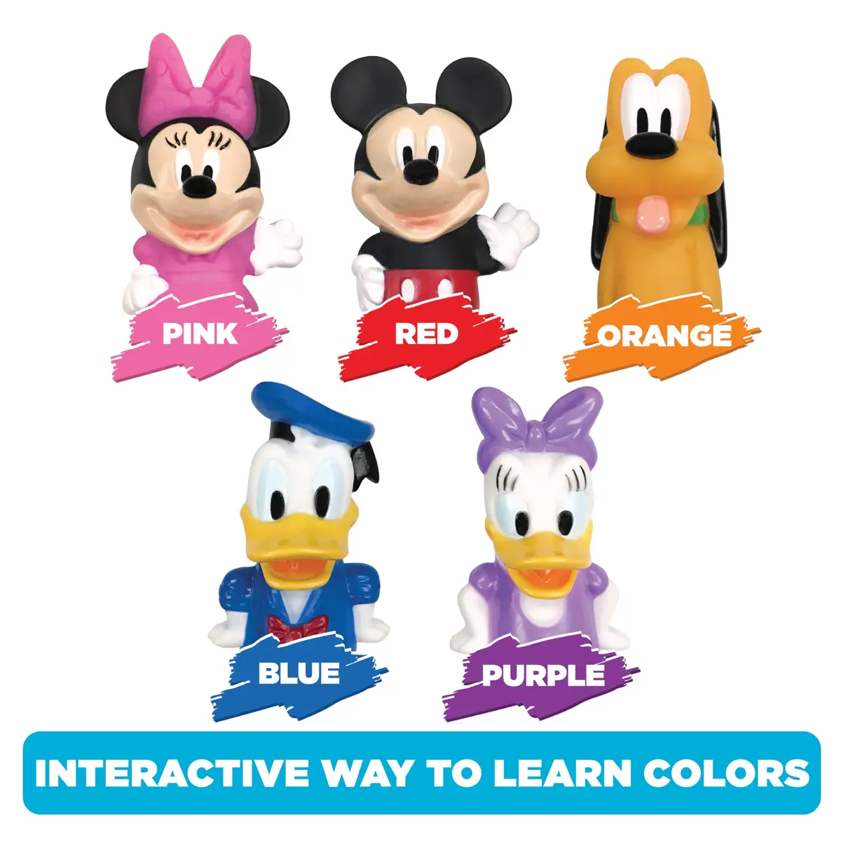 Disney Mickey Mouse & Friends 10 Piece Finger Puppet Set | Waterproof Educational Play Toys for Kids - view 4