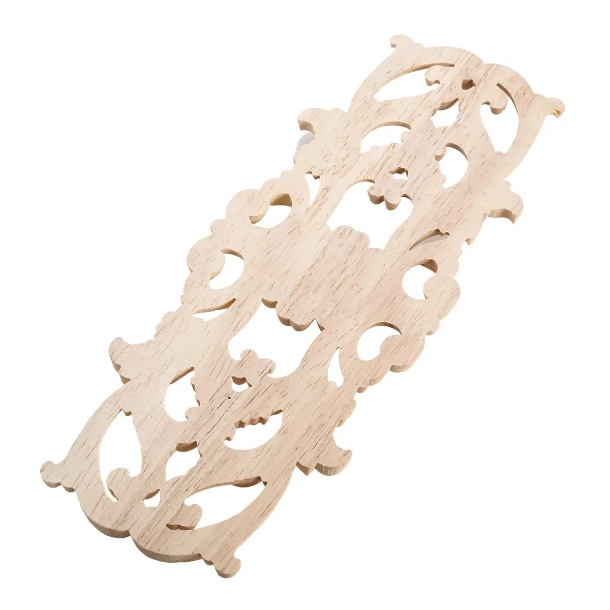 MUXSAM Wood Carved Appliques 22x8 cm (8.7"x3.2") | French Country Style Decorative Onlays - view 9