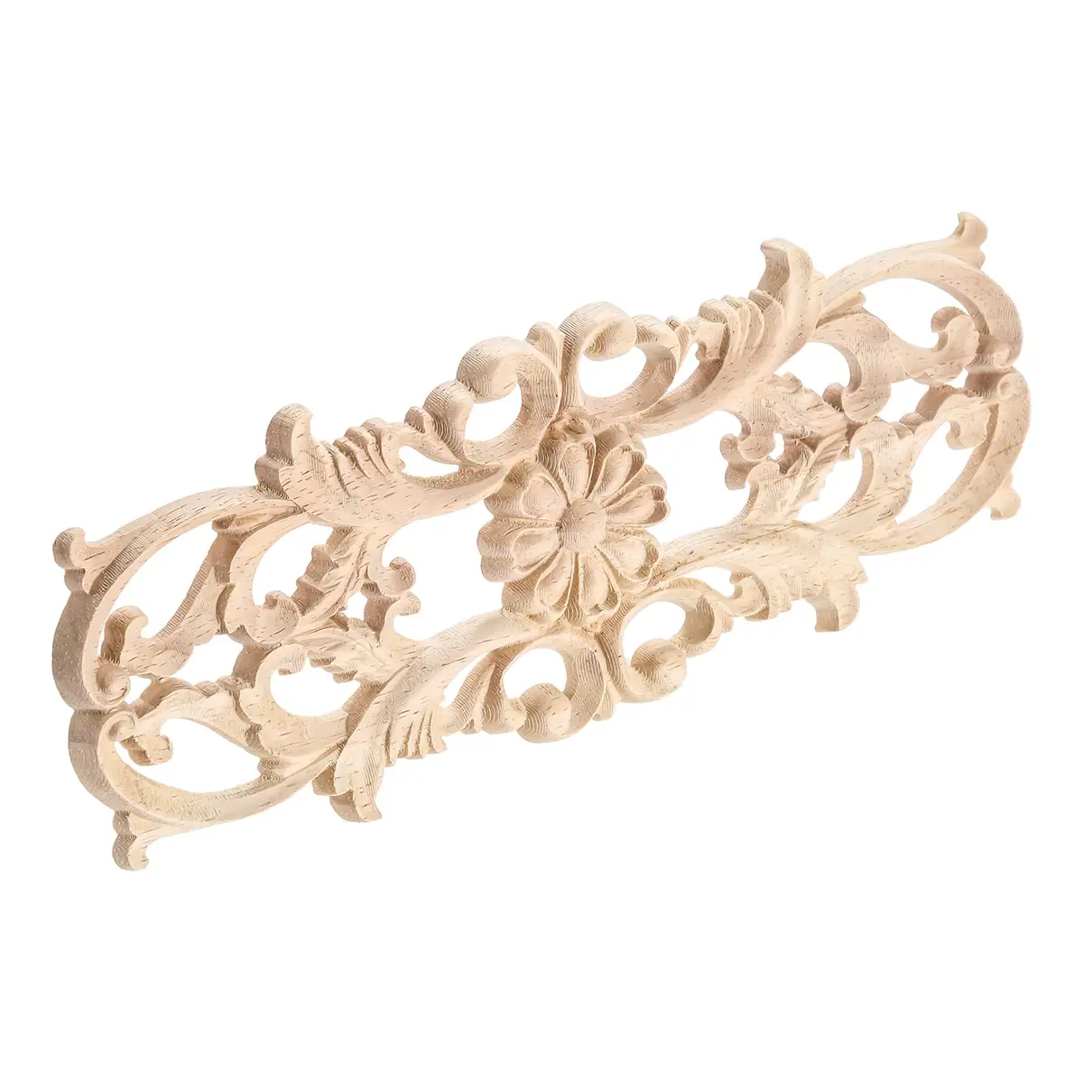 MUXSAM Wood Carved Appliques 22x8 cm (8.7"x3.2") | French Country Style Decorative Onlays - view 3