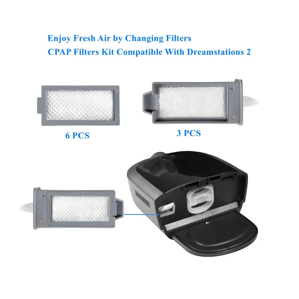Ezzke CPAP Filters Compatible with Philips DreamStation 2 | 9 PCS Pack for Clean Air & Device Protection - view 4
