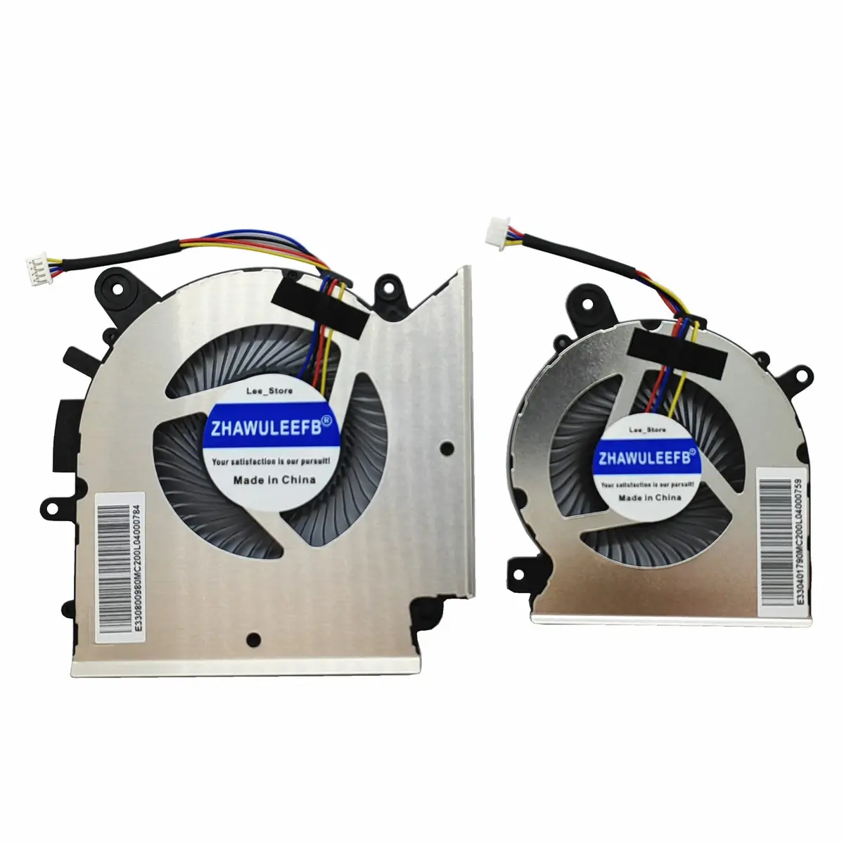 ZHAWULEEFB Laptop CPU + GPU Cooling Fan for MSI Series | Replacement, 5V 0.6A - main product image