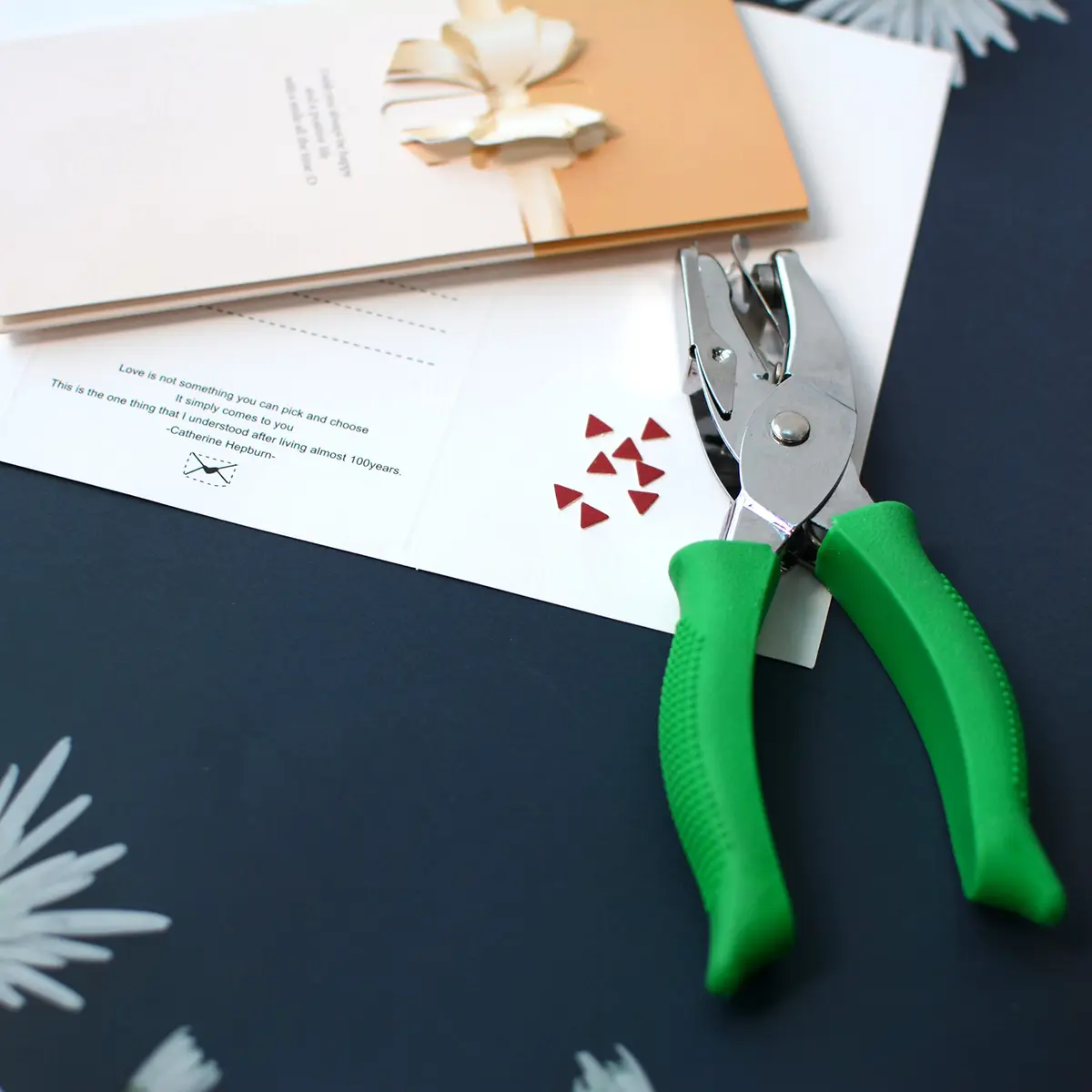 RUIFYRAY 1/4" Triangle Hole Punch (6mm) | DIY Paper Crafts & Office Supplies - view 6