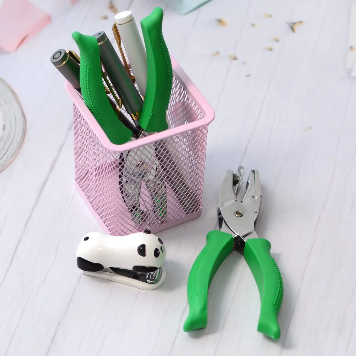 RUIFYRAY 1/6" Square Hole Punch (13mm x 6mm x 1.5mm) | Metal Craft Puncher for DIY Paper Crafts - view 6