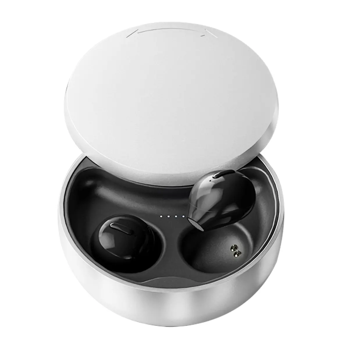 Xmenha Invisible Wireless Earbuds Bluetooth in-Ear Mini Discreet Tiny Earpiece with Charging Case for Small Ears, 6 Hours Playtime - main product image