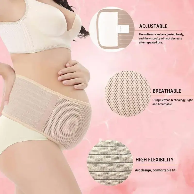 AIWITHPM Pregnancy Support Belt for Back Pain Relief | 27.5"-55" Adjustable Size - view 3