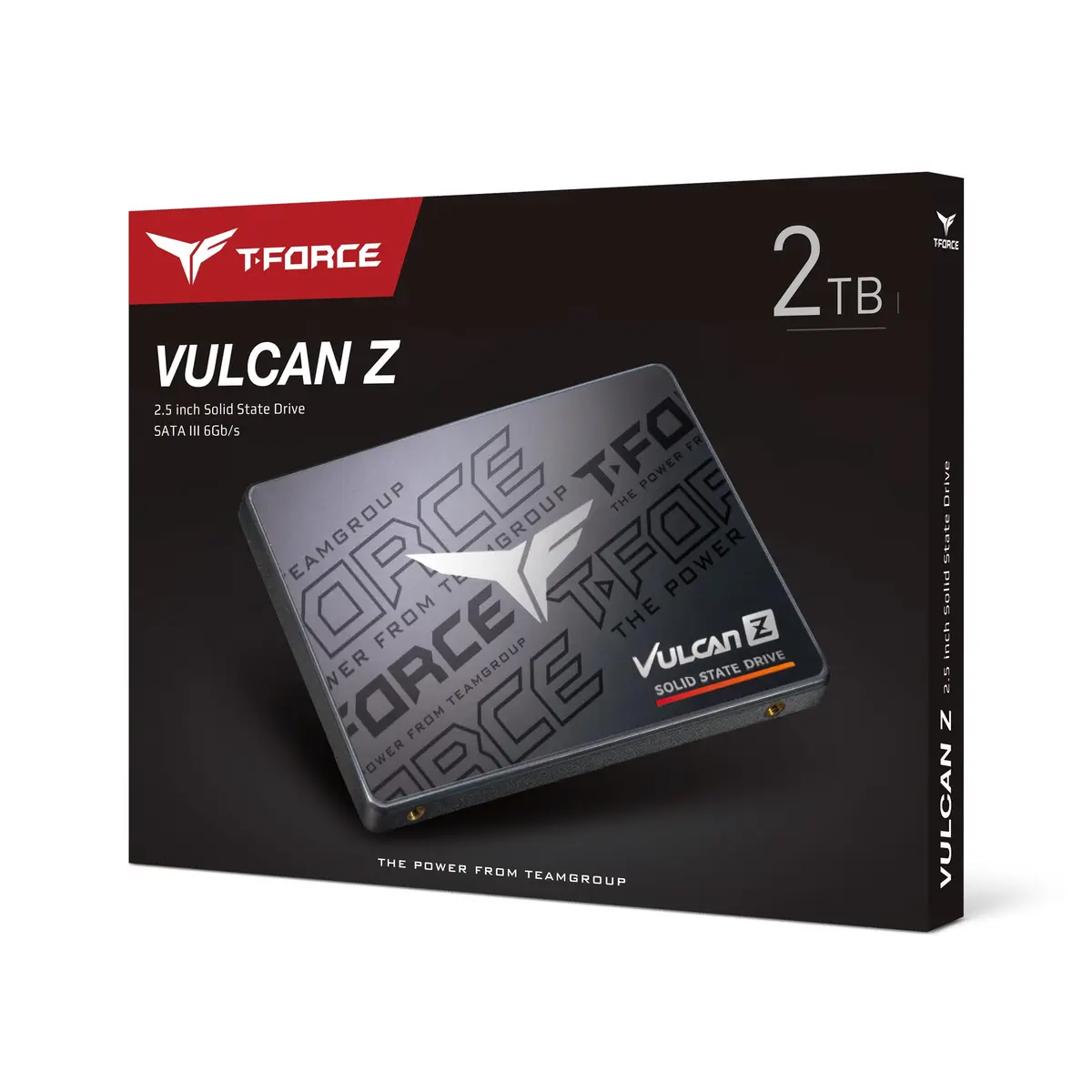 TEAMGROUP T-Force Vulcan Z 2TB SSD | 550/500 MB/s R/W Speed, SATA III, 3D NAND (45g) - view 8