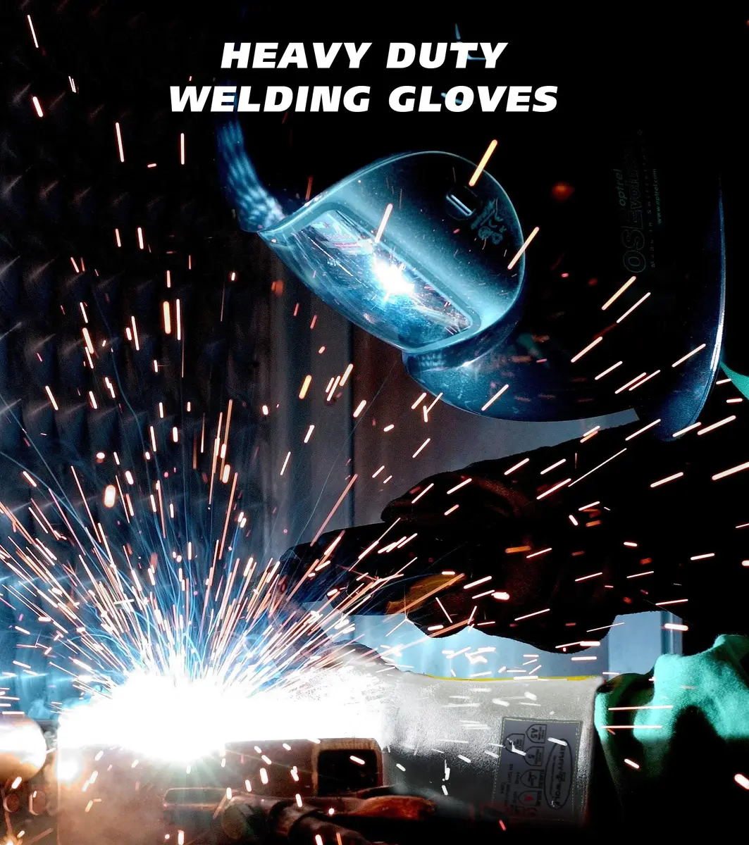 SpecxArmor Graywolf Heat Resistant Welding Glove Large | Fireproof, Kevlar & Leather | 1472°F - view 4