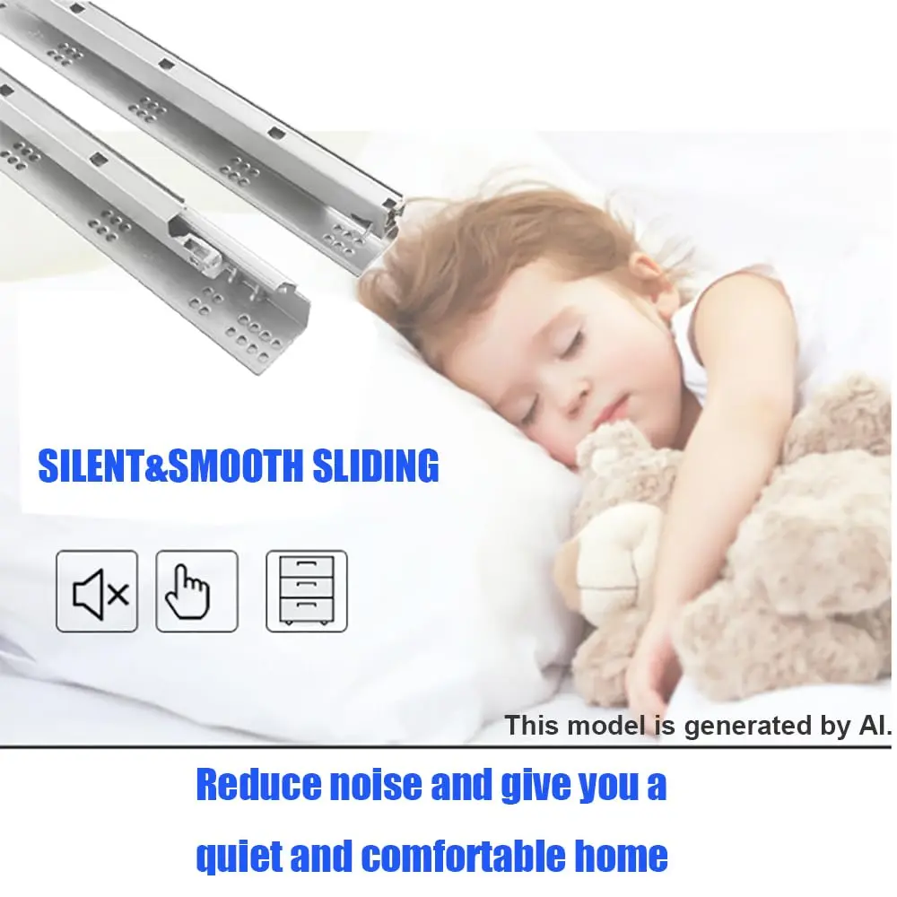Betesy Hardware 6 Pairs 15 Inch Undermount Soft Close Drawer Slides | Heavy Duty, Silent Operation - view 6