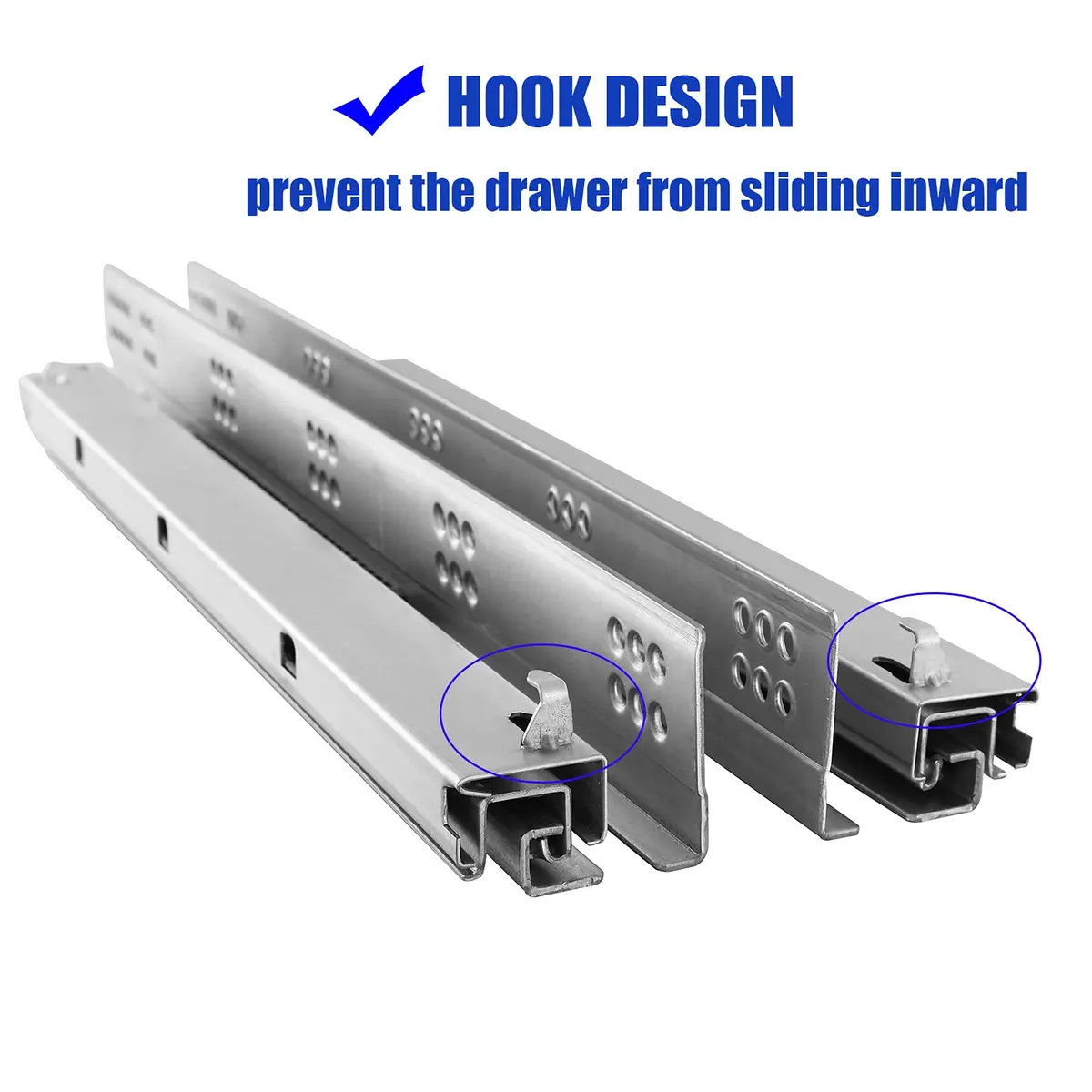 Betesy Hardware 6 Pairs 15 Inch Undermount Soft Close Drawer Slides | Heavy Duty, Silent Operation - view 4