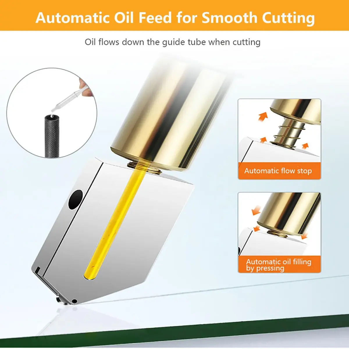 TAMUFU Glass Cutter Tool with Automatic Oil Feed, 2-20mm Cutting Range | 3 Carbide Tips & Ergonomic Handle - view 4