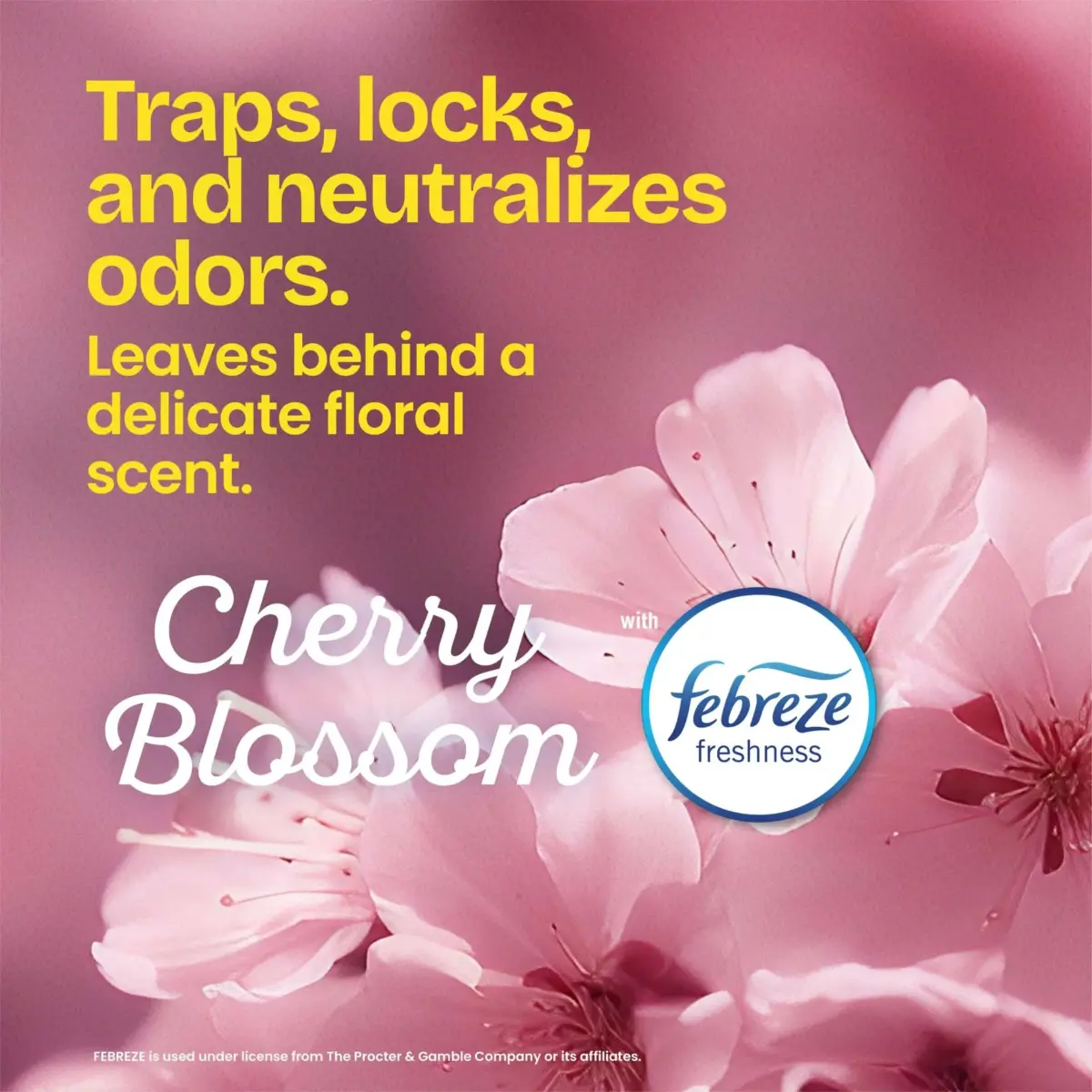 Glad 4 Gallon Trash Bags with Febreze Cherry Blossom Scent | 34 Count Drawstring Bags - view 3