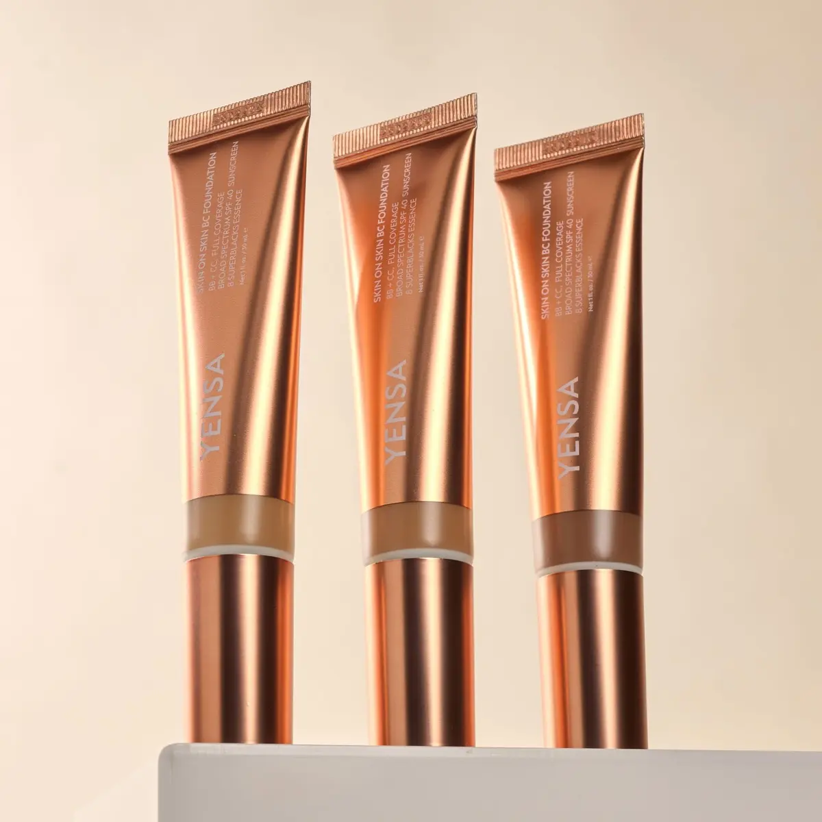 YENSA BC Foundation - Full Coverage Foundation, SPF 40, 1 oz | Hydrates & Firms Skin, Korean Makeup - view 9
