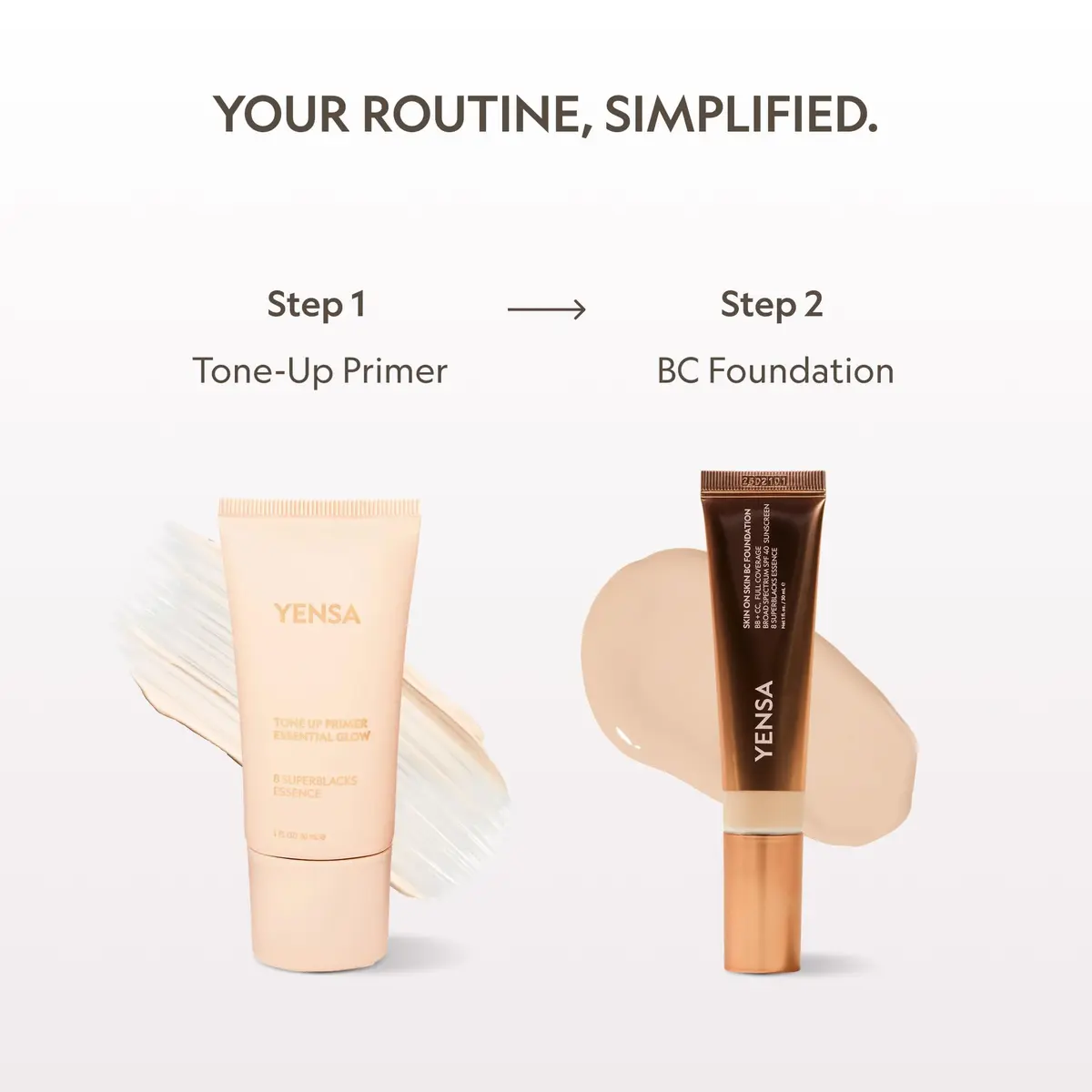 YENSA BC Foundation Full Coverage SPF 40 1 oz | Hydrating Korean Skin Care Makeup - view 7
