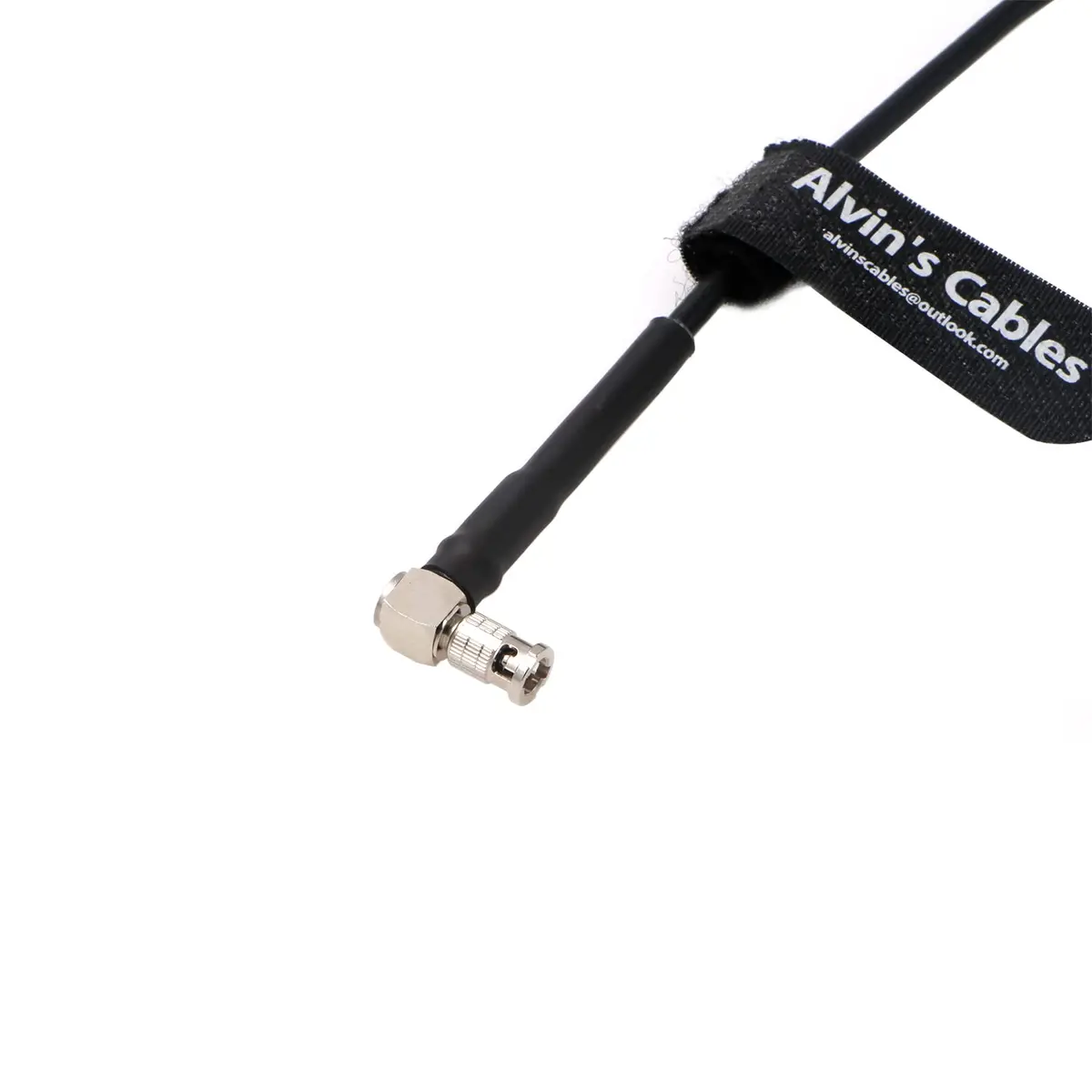 Alvin's Cables Micro-BNC Right-Angle to BNC Male 6G HD SDI Coaxial Cable 50cm (19 inches) | High-Speed Data Transfer - view 5