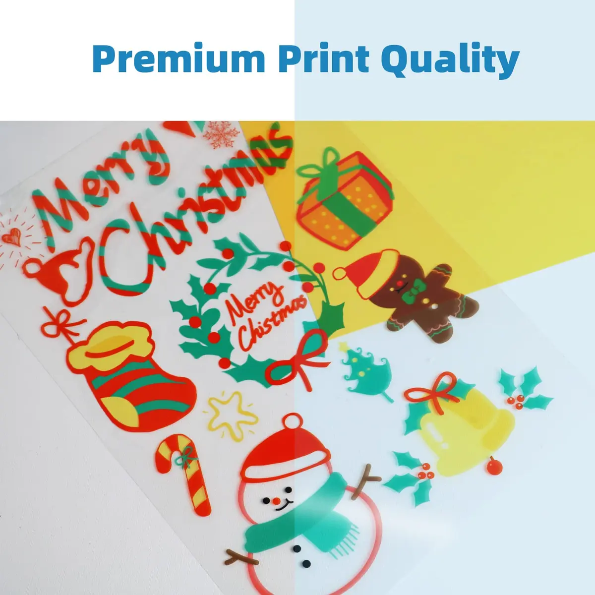 Uinkit Printable Transparency Film 8.5x11 Clear Sheets | High-Quality Inkjet Overhead Projector Film - view 9
