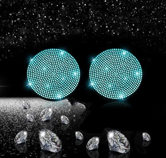 NBTEPEM 2pcs Bling Car Cup Holder Coaster 2.75 inch | Anti-Slip Shockproof Fashion Rhinestone Interior Accessory - view 9