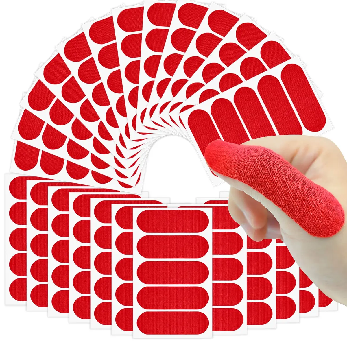 Birllaid Bowling Thumb Tape 120PCS Red | Sport Finger Protectors for Bowlers - main product image
