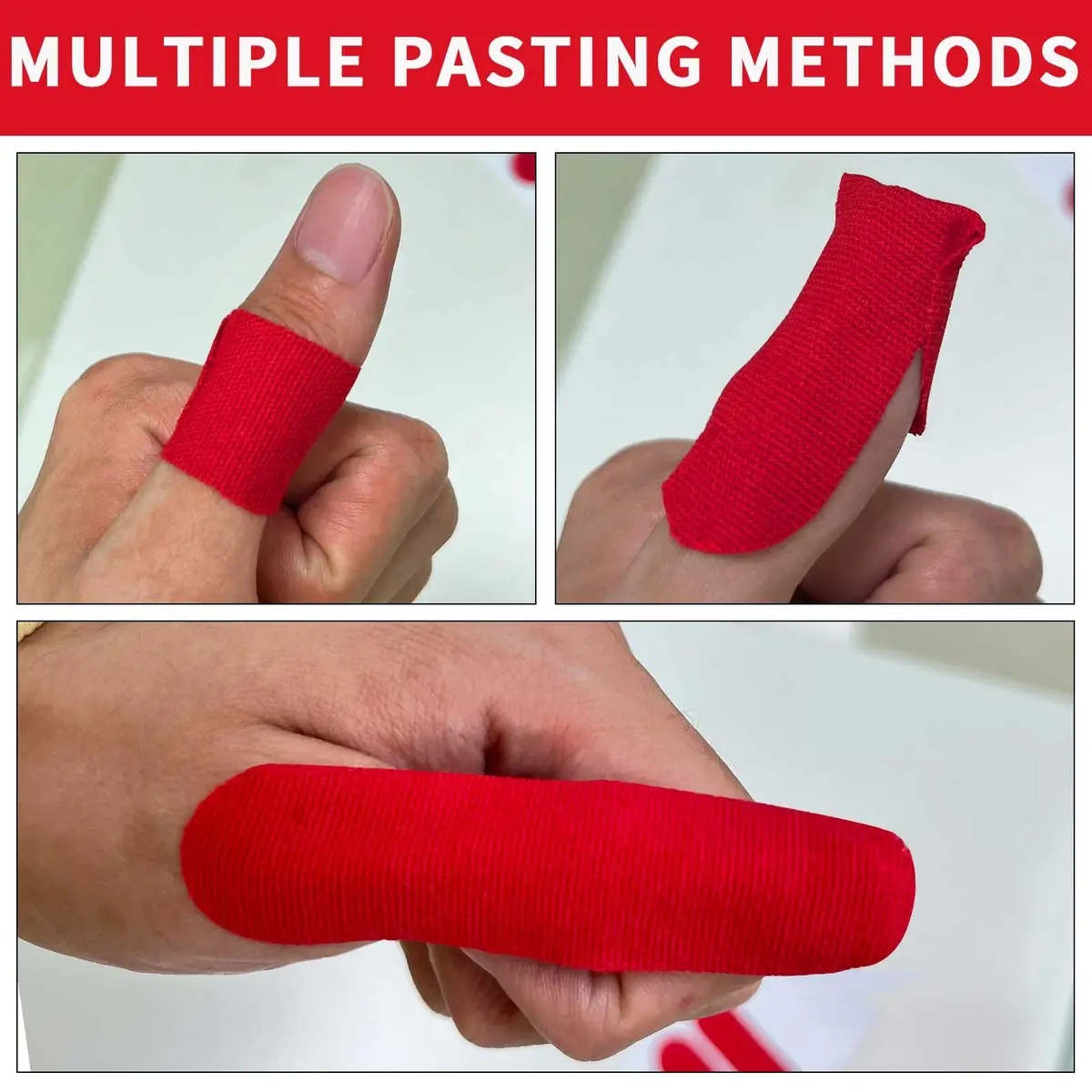 Birllaid Bowling Thumb Tape 120PCS Red | Sport Finger Protectors for Bowlers - view 5