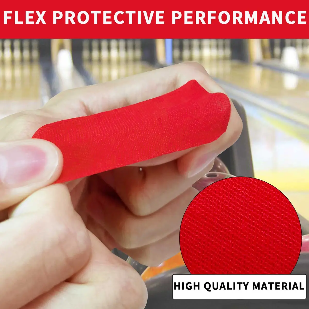 Birllaid Bowling Thumb Tape 120PCS Red | Sport Finger Protectors for Bowlers - view 3