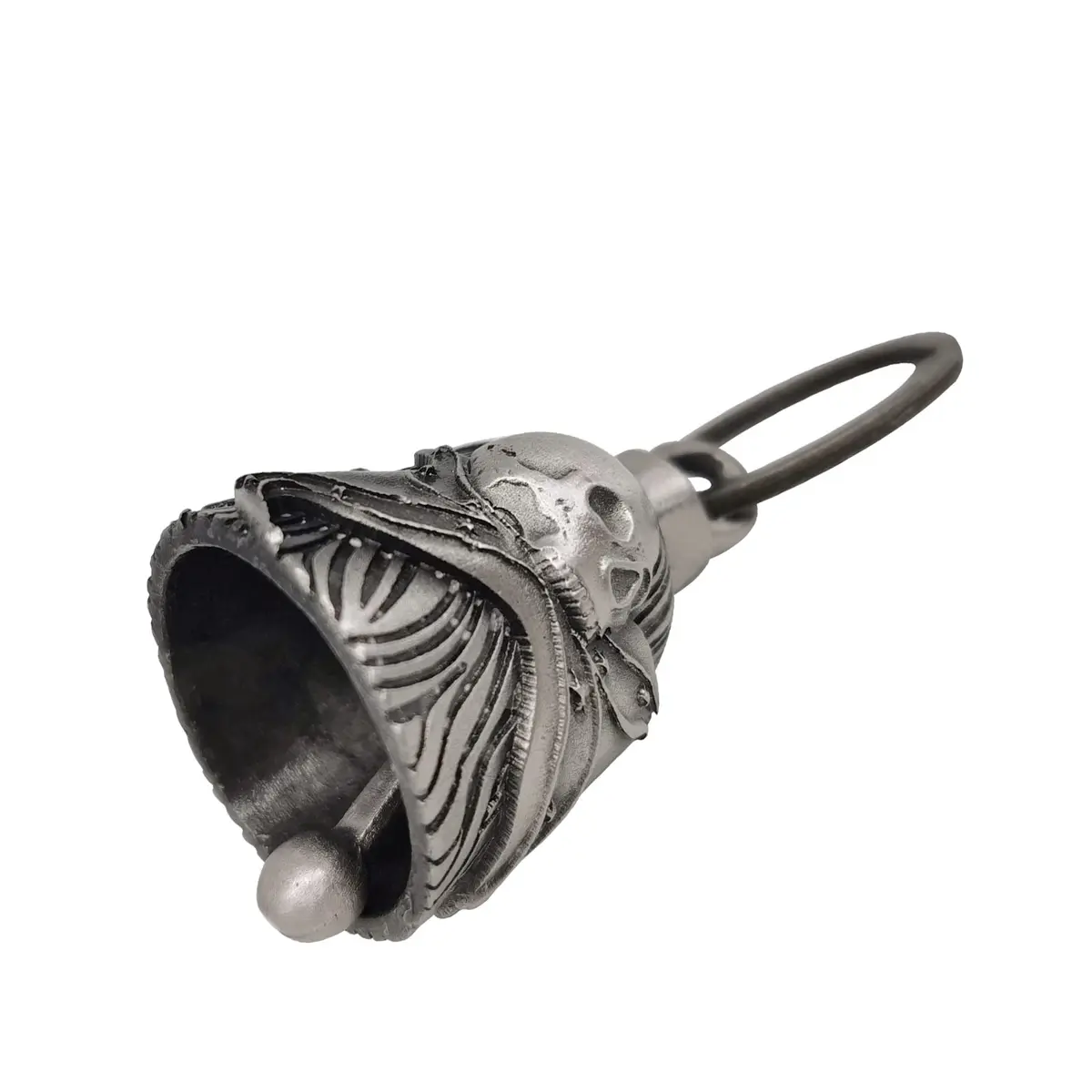 Dream Apparel Motorcycle Ride Bell for Bikers, Heavy Spirit Keychain & Lucky Charm (DBL17-L Rebel) | Unique 3D Design, Heavy Alloy, Multi-Use - view 7