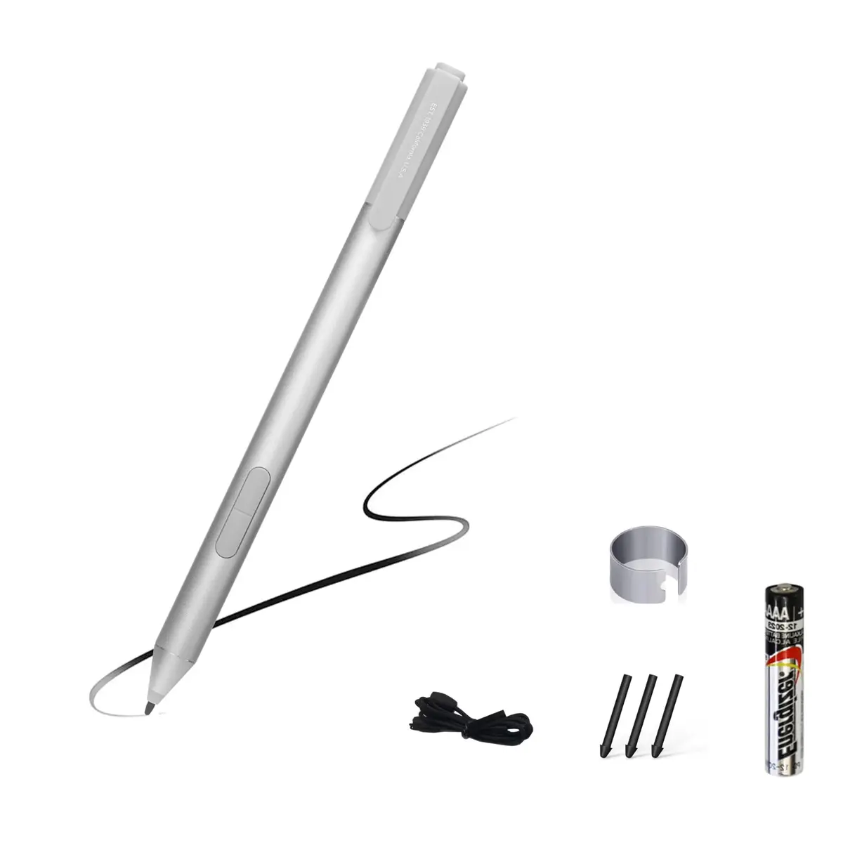 MITATTOK Silver Input Pen for HP Elite x2 1012 G1 G2, Elitebook 1030 G2, X360 1030 G2 | Compatible with HP EliteBook x360 1030 G2 - main product image