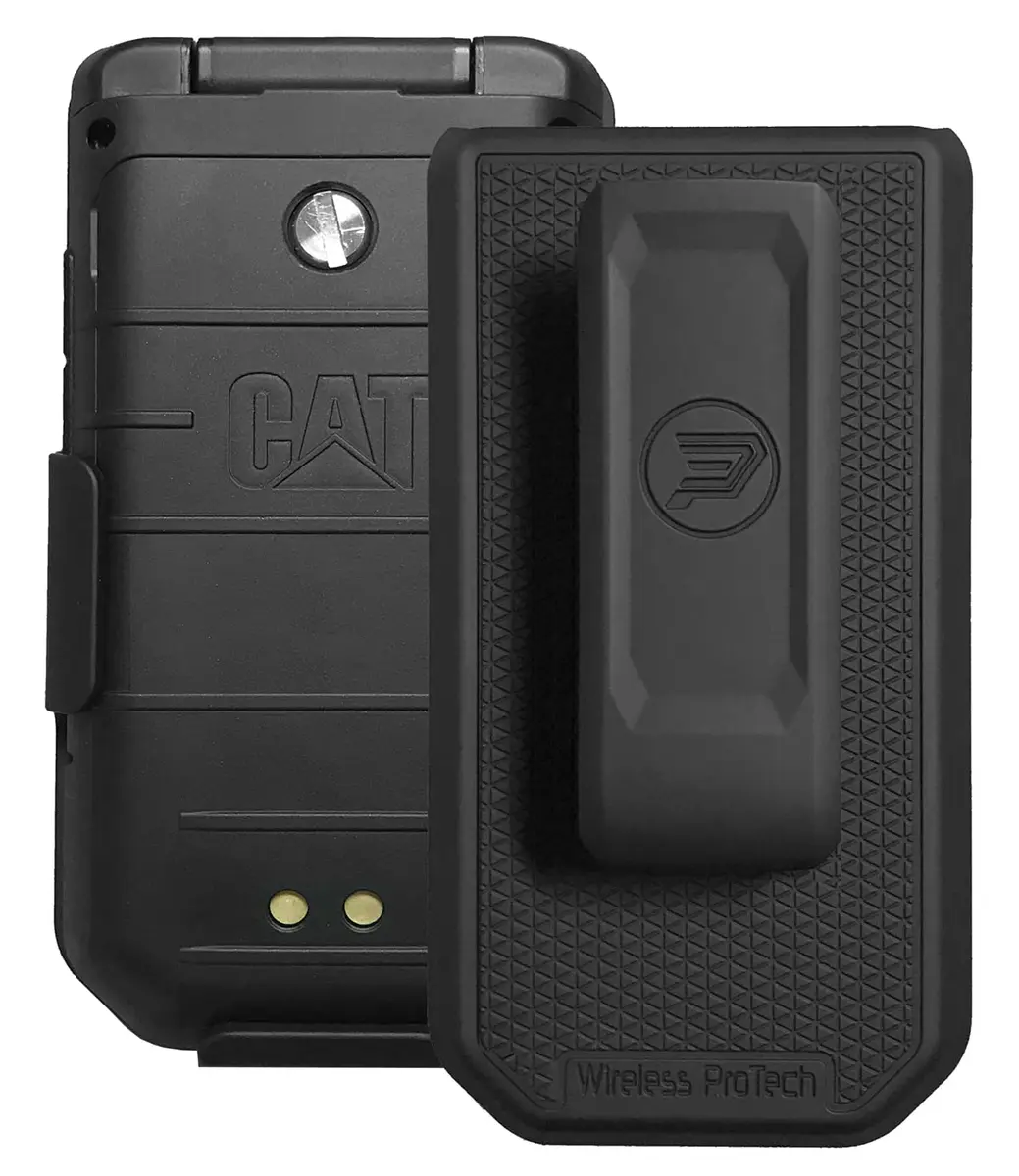 Wireless PROTECH Cell Phone Holster Compatible with CAT S22 Flip Phone | Secure Fit, Lightweight with Swivel Belt Clip - main product image