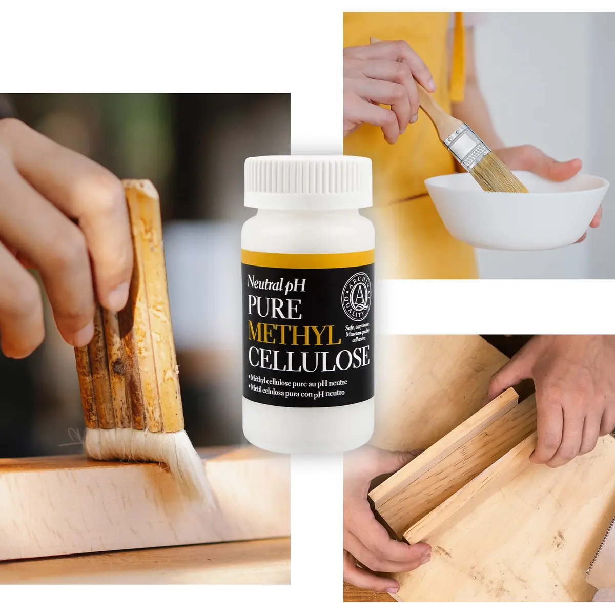 Lineco Neutral pH Methyl Cellulose Adhesive 1.5 Oz | Acid-Free, Clear, Water-Soluble for Crafts & Bookbinding - view 6