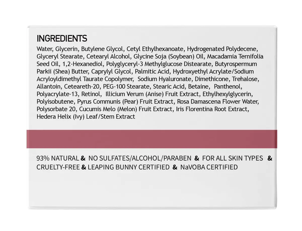 CLARA'S NEW YORK Youth Renewal Retinol Facial Cream 50ml | Anti-Aging, Wrinkle Reduction, Deep Hydration, Made in USA - view 7