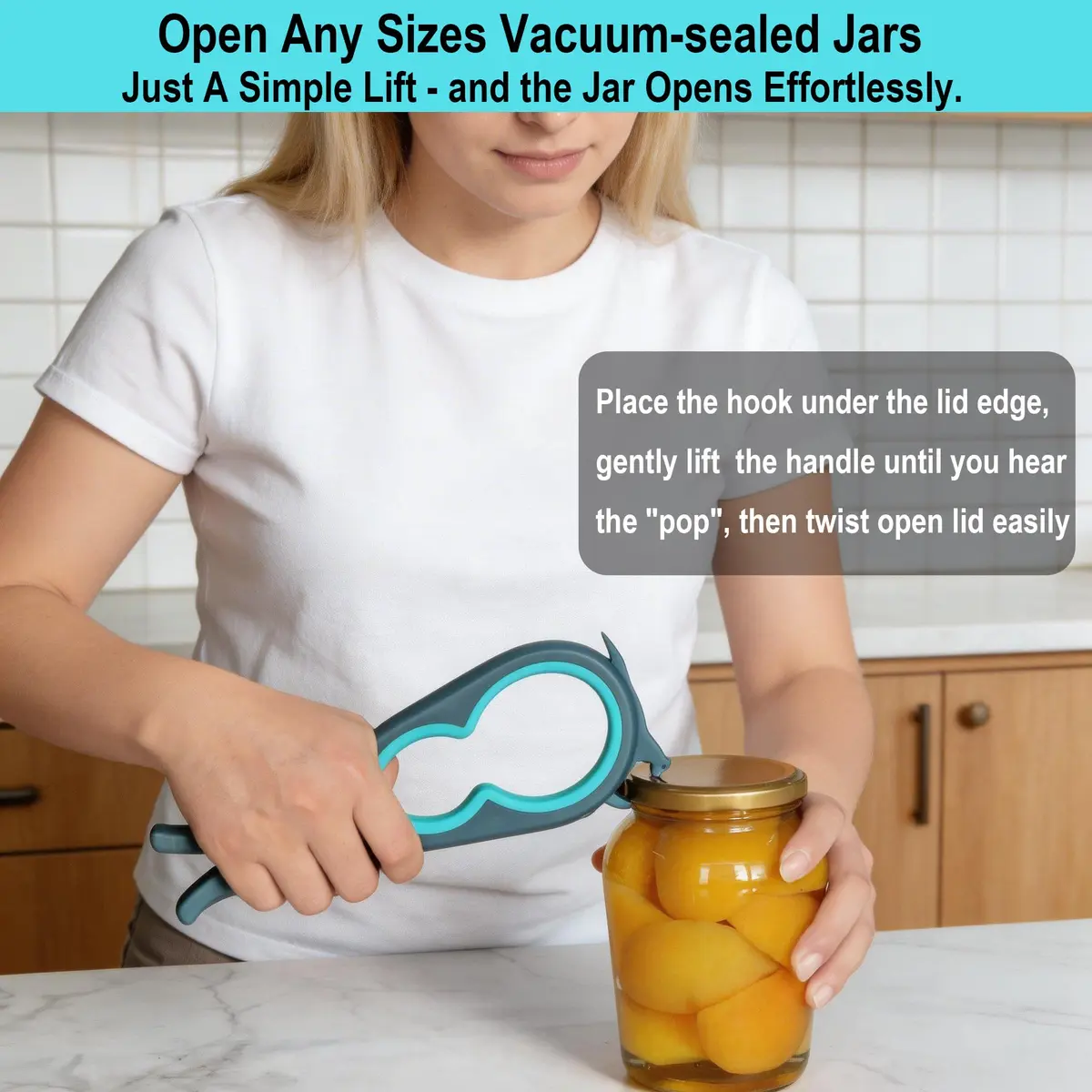 Otstar Jar Opener for Weak Hands | 5-in-1 Bottle & Jar Opener for Seniors & Arthritis - view 4