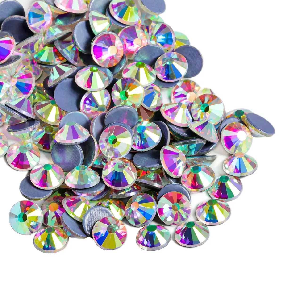 BEADSLAND Hotfix Rhinestones Crystal AB SS6 2880pcs | Glass Craft Gems for DIY Clothing & Decor - main product image