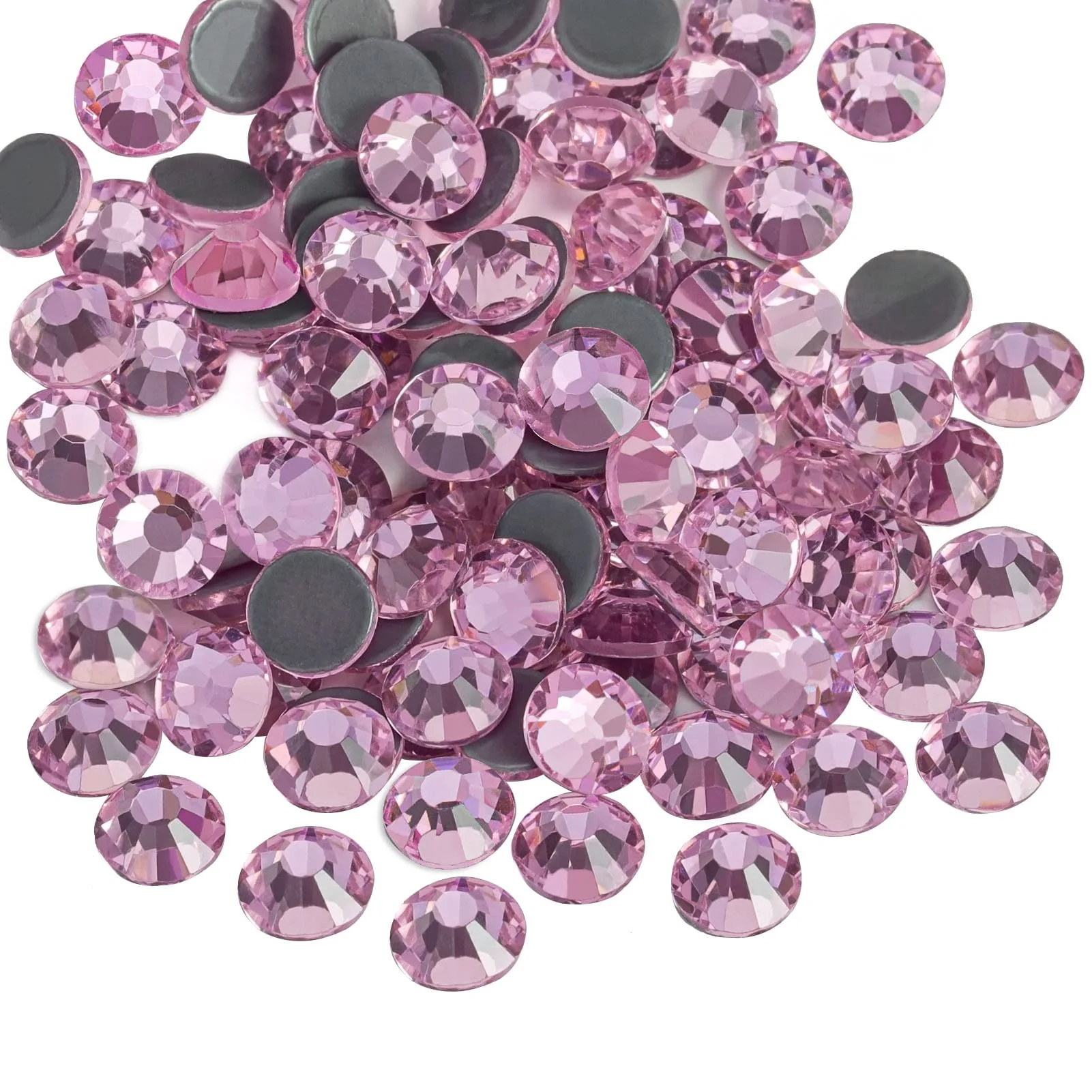 BEADSLAND Hotfix Rhinestones Light Pink SS6 (1.9-2.1mm) | 2880pcs Glass Crystal Embellishments - main product image