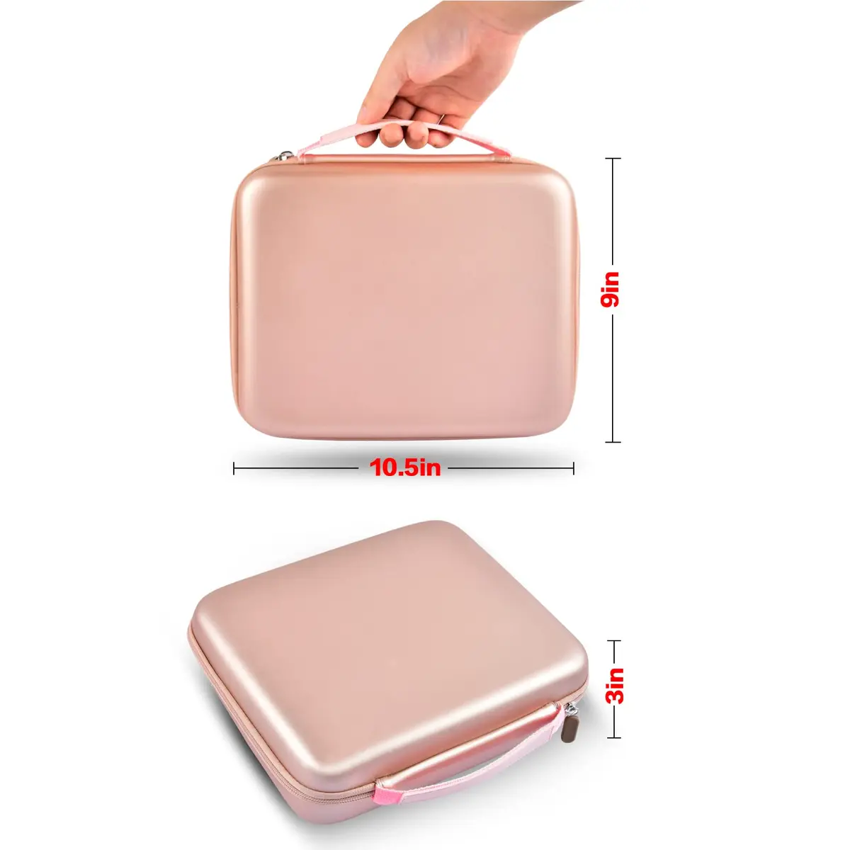 GWCASE Pink Hard EVA Case for Halo Bolt Air/Air+ Jump Starter | Portable Power Bank Holder with Mesh Pocket - view 5