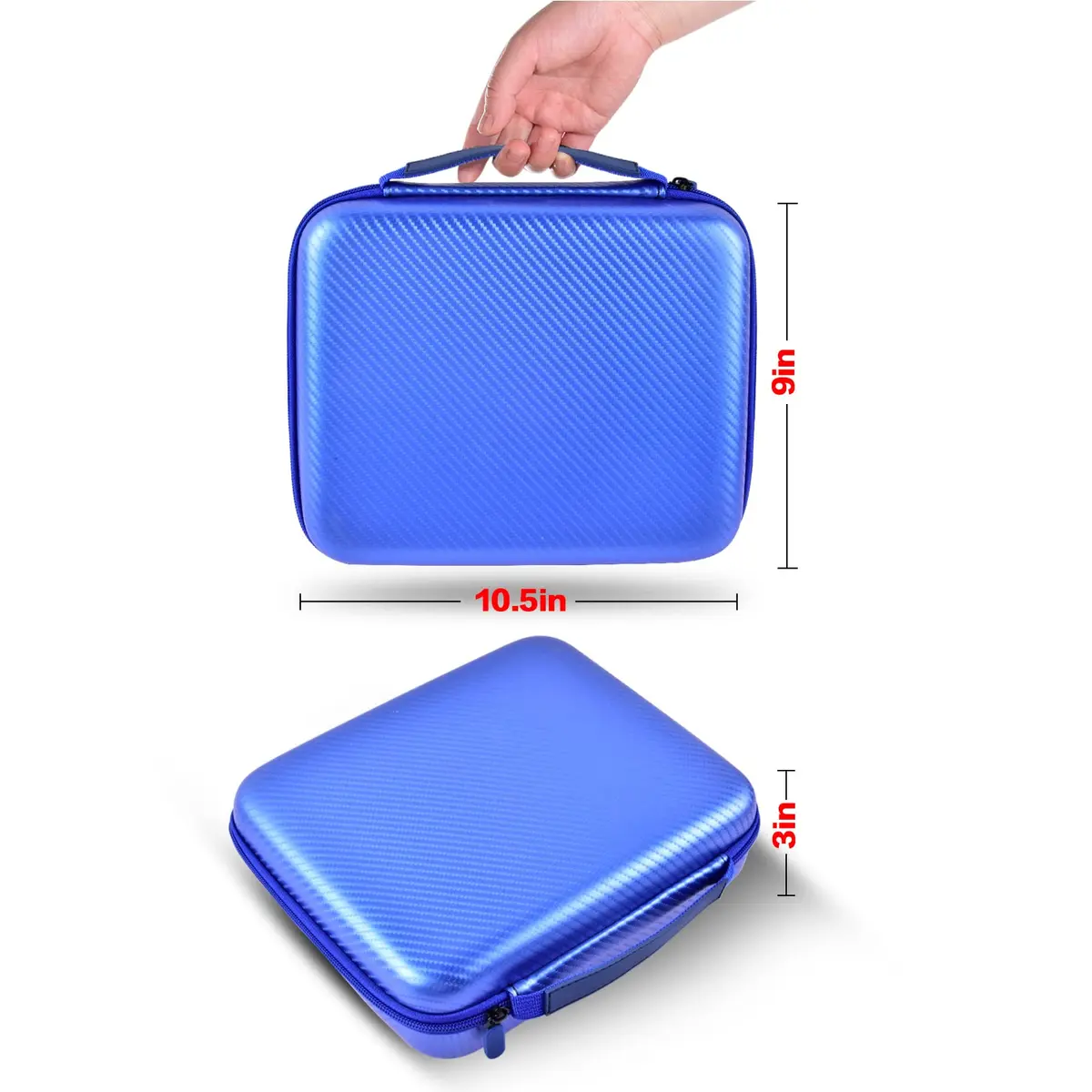 GWCASE Blue EVA Hard Case for Halo Bolt Air Jump Starter with Tire Pump | Portable Power Bank Organizer Holder - view 6